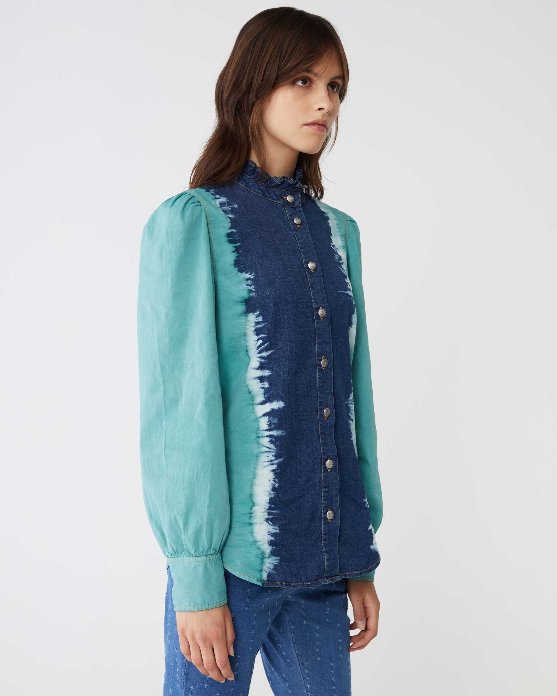 1SJ0503-086 [SHAFT JEANS] 卡米西亞·佐伊·翡翠 #CP1DLSD4509 (EU)