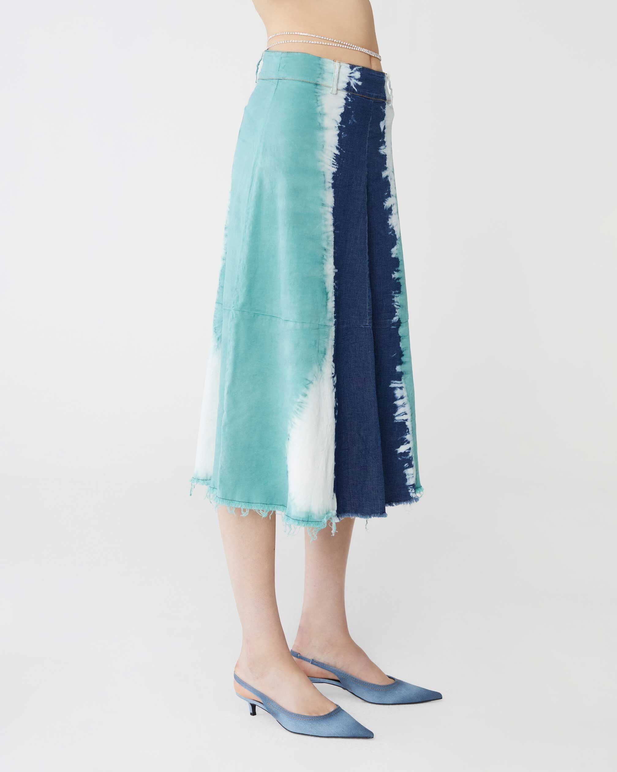 1SJ0503-088 [SHAFT JEANS] 準備切開翡翠 #CP1DT6D45O9 (EU)
