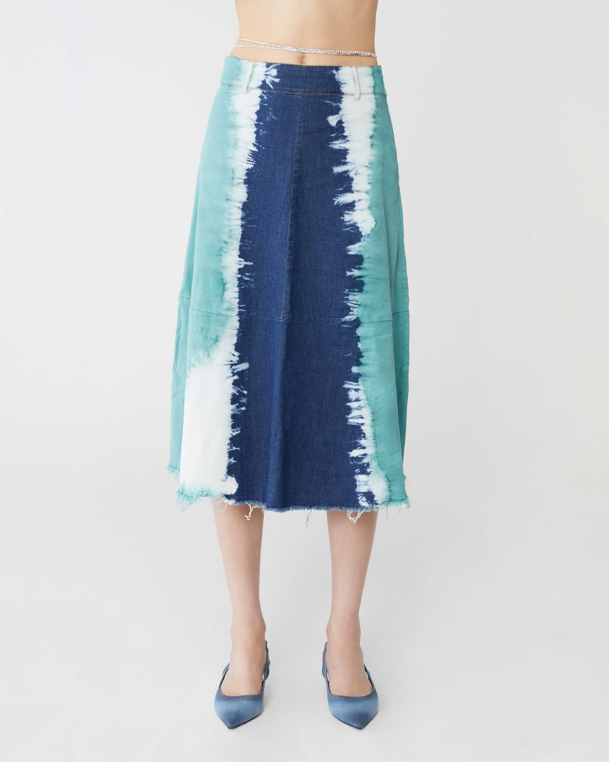 1SJ0503-088 [SHAFT JEANS] 準備切開翡翠 #CP1DT6D45O9 (EU)