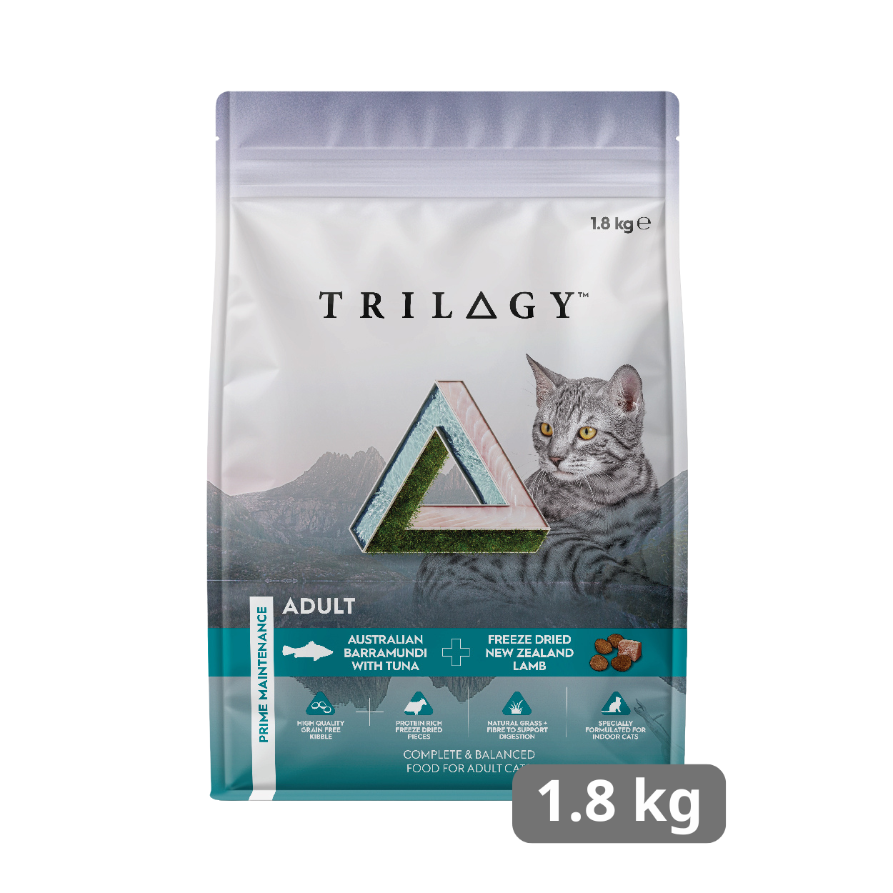 Trilogy奇境| 凍乾無穀成貓糧| 澳洲尖吻鱸魚及吞拿魚+紐西蘭羊肺| 1.8kg