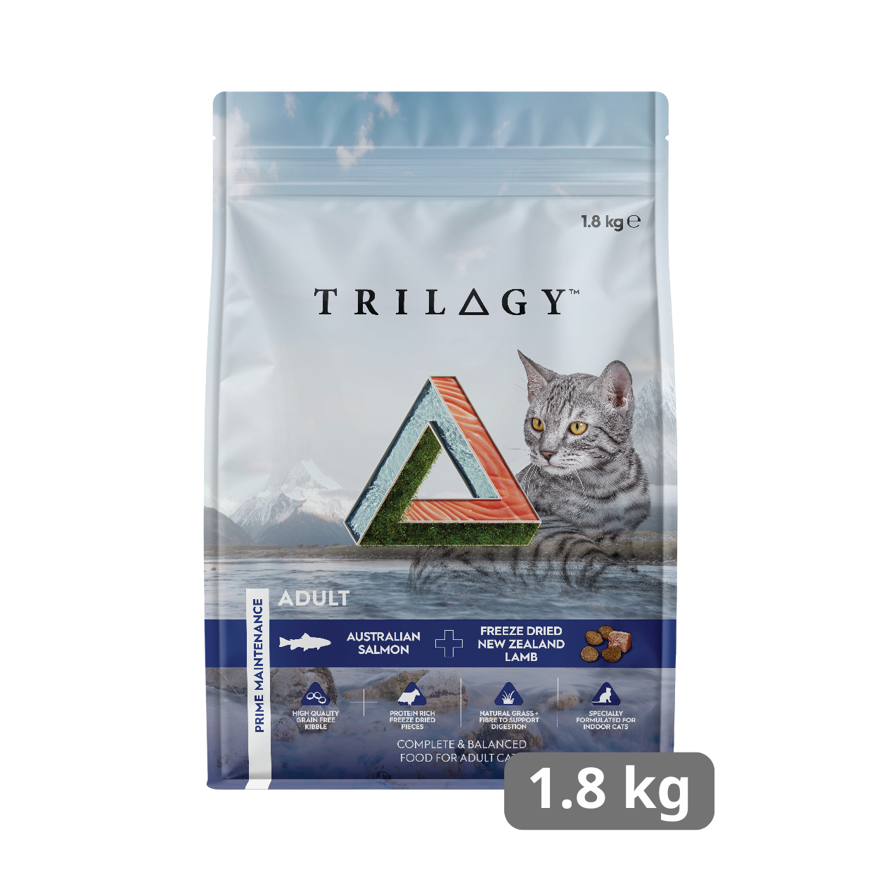 Trilogy奇境| 凍乾無穀成貓糧| 澳洲三文魚+紐西蘭羊肺| 1.8kg