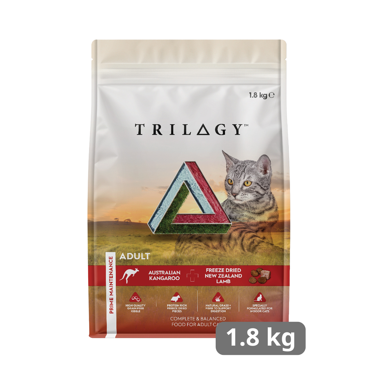 Trilogy奇境| 凍乾無穀成貓糧| 澳洲袋鼠+紐西蘭羊肺| 1.8kg