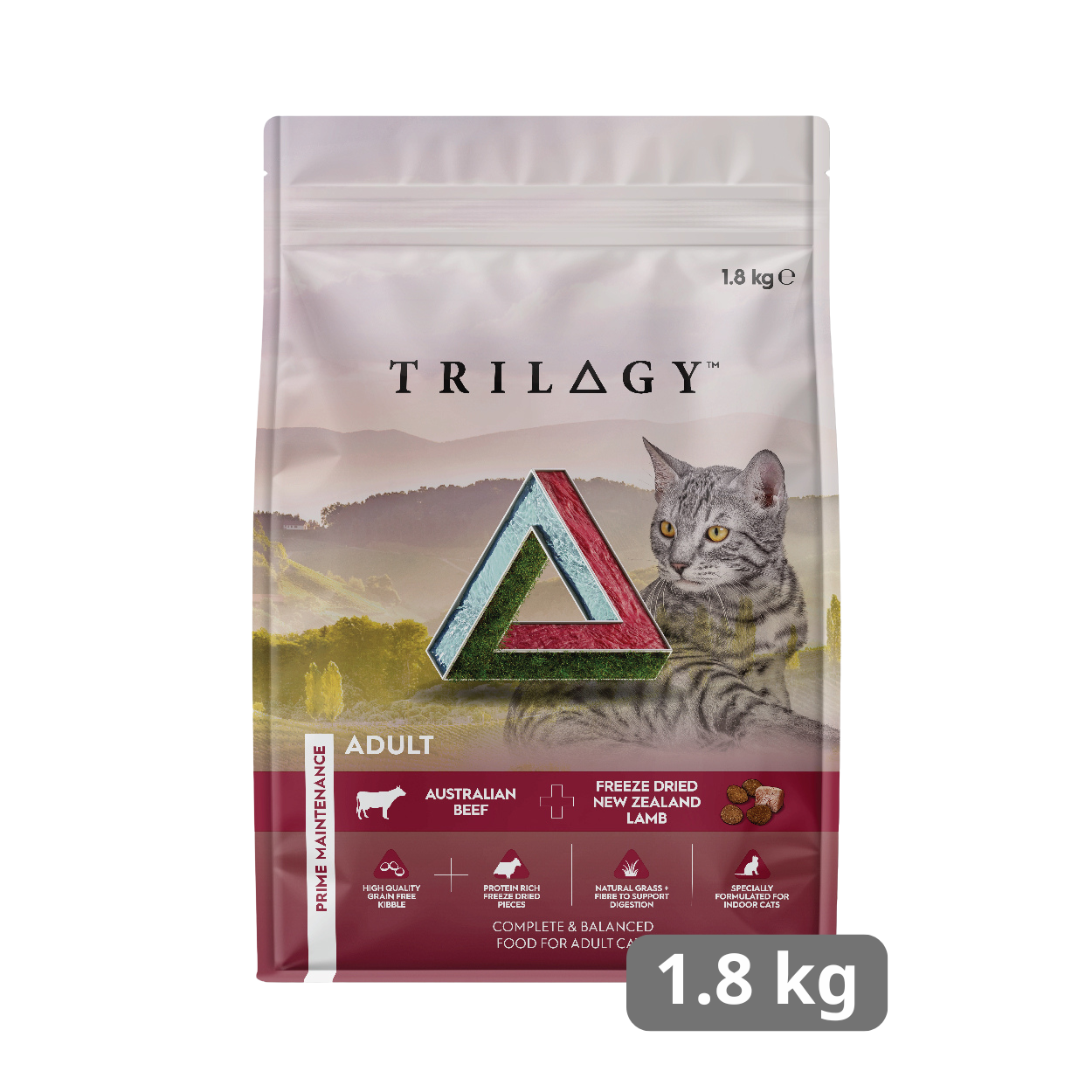 Trilogy奇境| 凍乾無穀成貓糧| 澳洲牛肉+紐西蘭羊肺| 1.8kg
