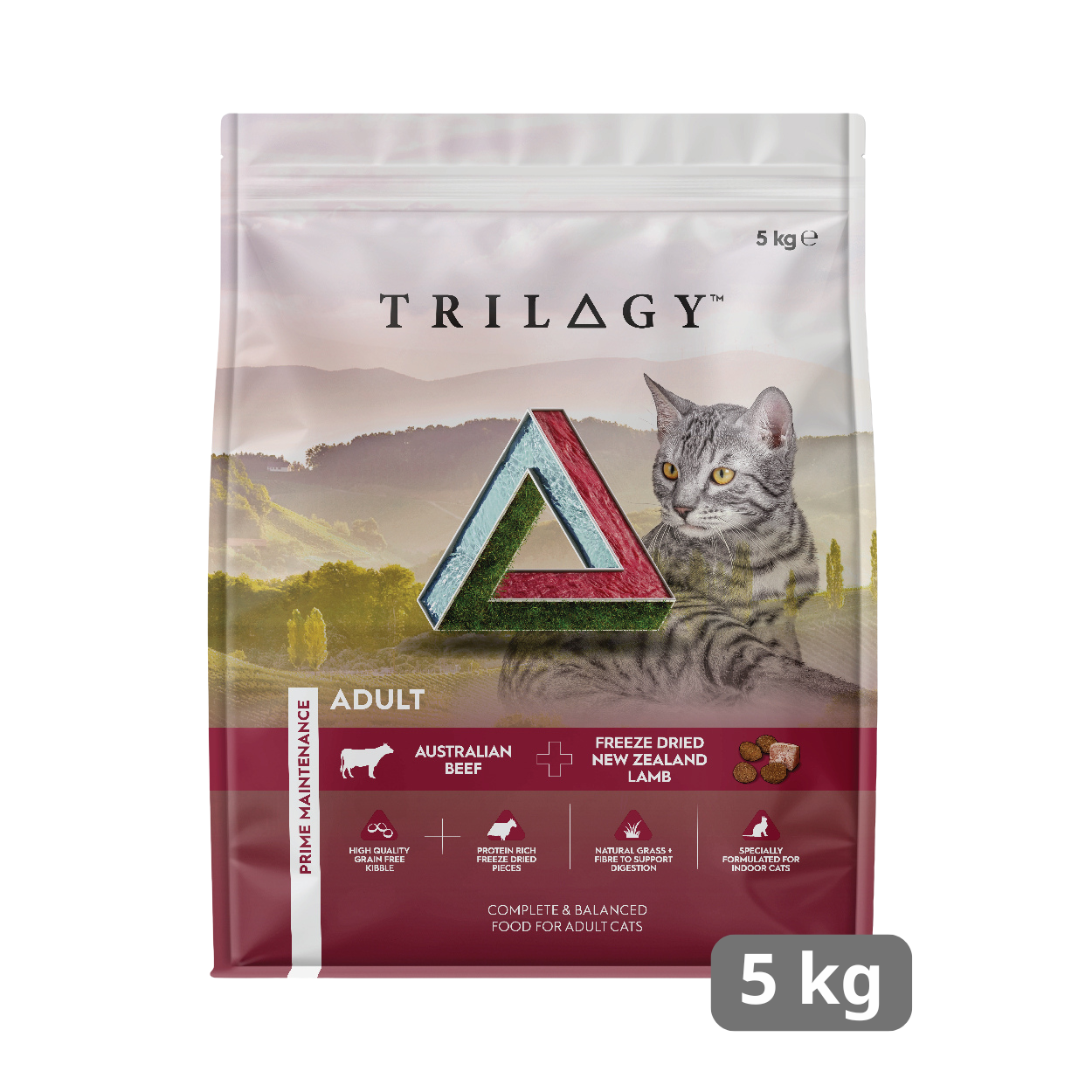 Trilogy奇境| 凍乾無穀成貓糧| 澳洲牛肉+紐西蘭羊肺| 5kg