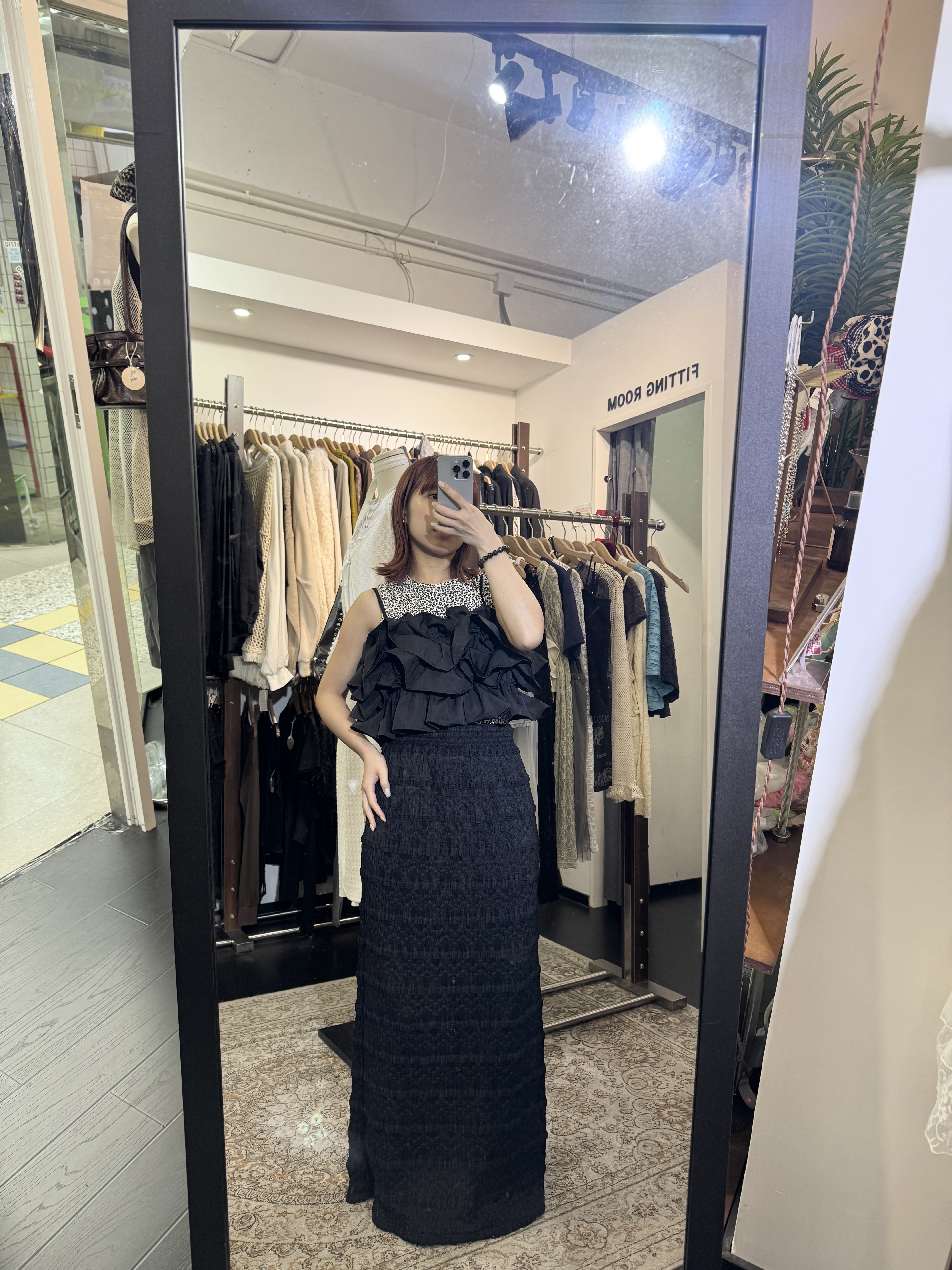 花形RUFFLE VEST