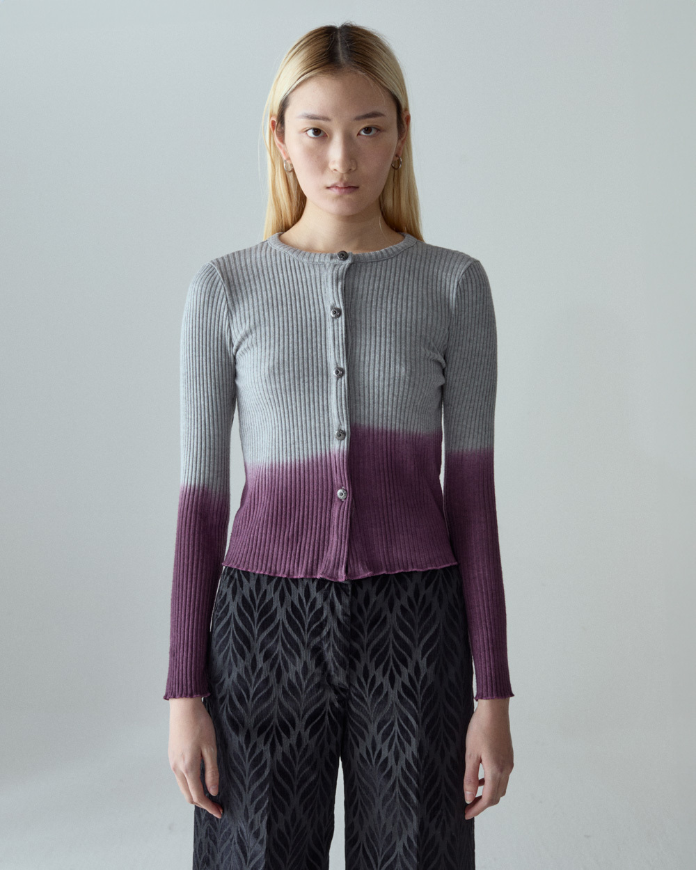 1SJ0503-112 [SHAFT JEANS] 卡迪根李子色 #DI1DEKC76S1 (EU)