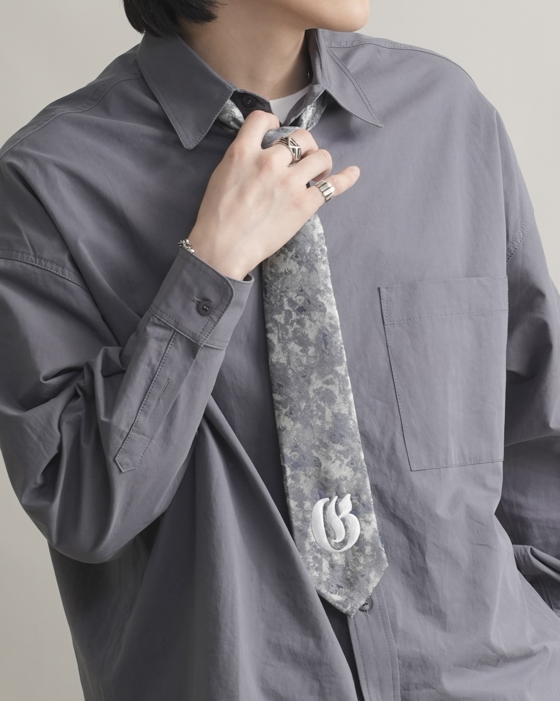 MR161 重工刺繡領帶 - 3 colors