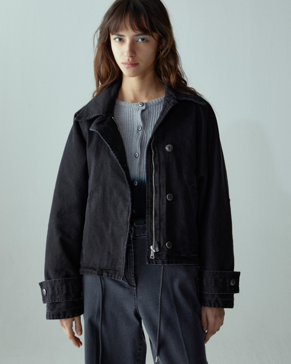 1SJ0503-121 [SHAFT JEANS] 波波牛仔夾克 #DI1DFCC58S7 (EU)