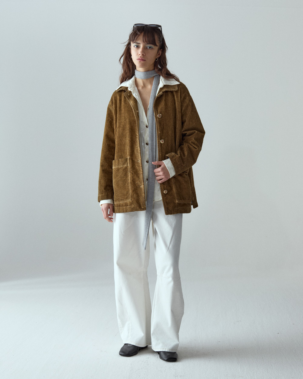 1SJ0503-123 [SHAFT JEANS] 夾克 Leandra Olive #DI1DFEC72T3 (EU)