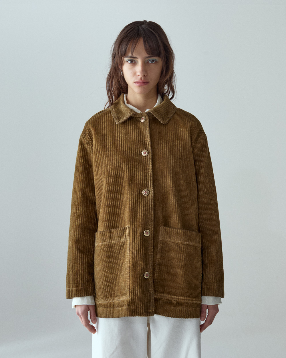 1SJ0503-123 [SHAFT JEANS] 夾克 Leandra Olive #DI1DFEC72T3 (EU)