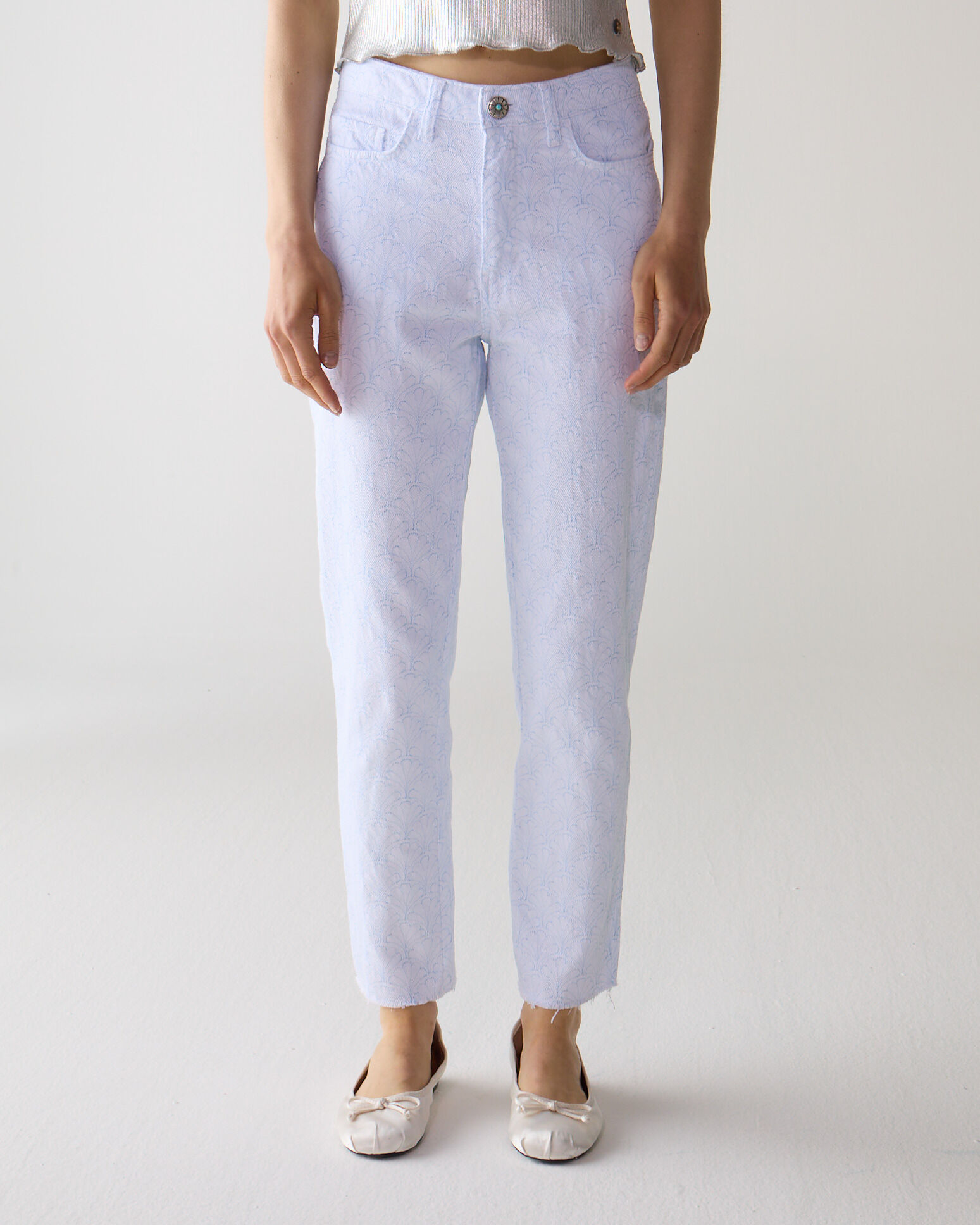 1SJ0503-140 [SHAFT JEANS] 肯亞白 #DP1D24C1600 (EU)