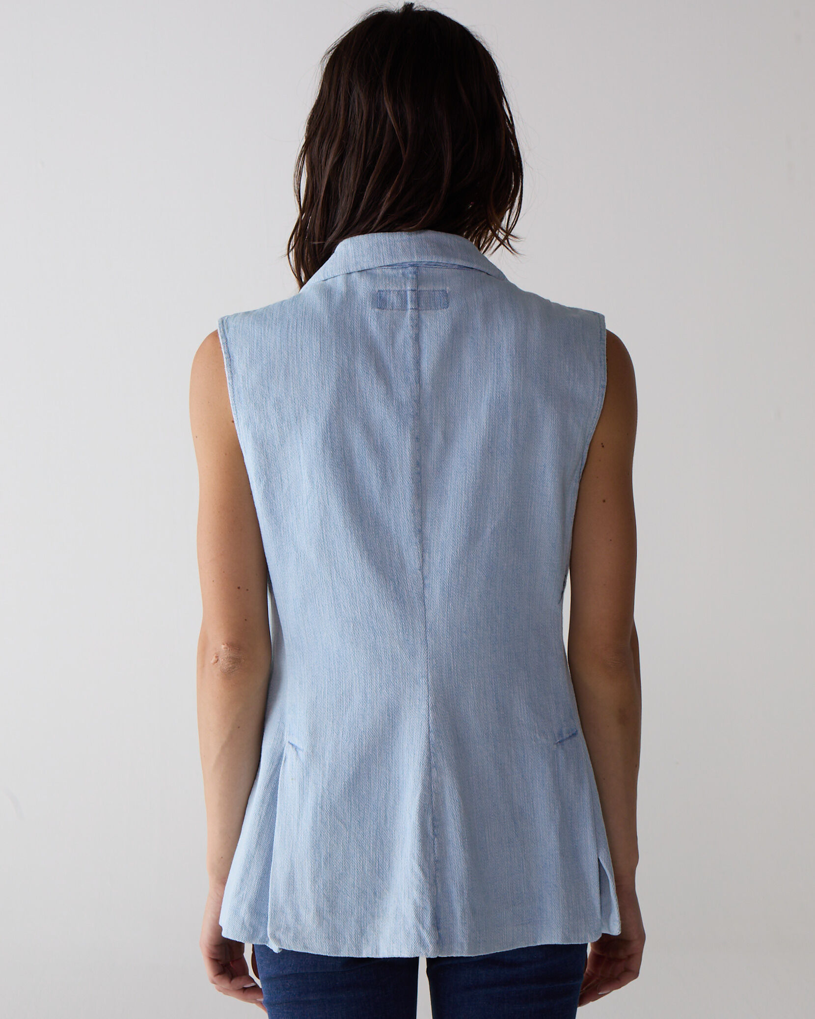 1SJ0503-153 [SHAFT JEANS] 牛仔背心西裝外套 #DP1D6SD51M7 (EU)