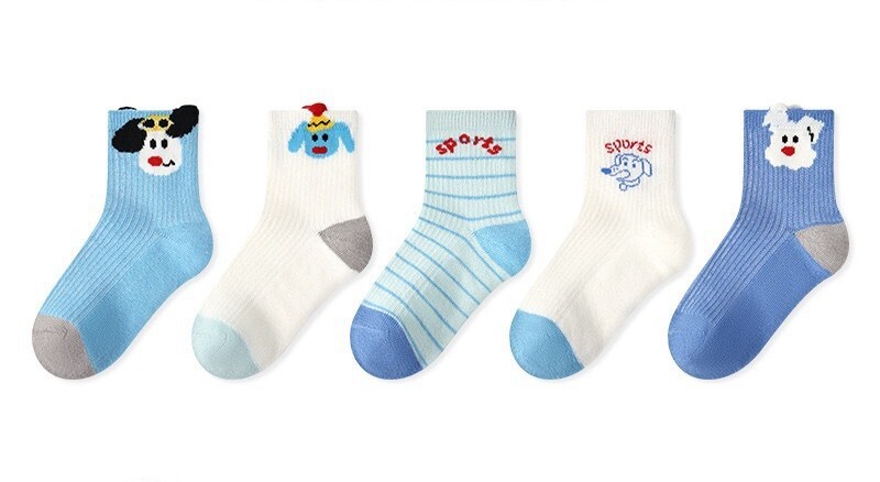 任選兩件$300【H0763】男寶//韓系夏季透氣網眼五入襪(S-XL)