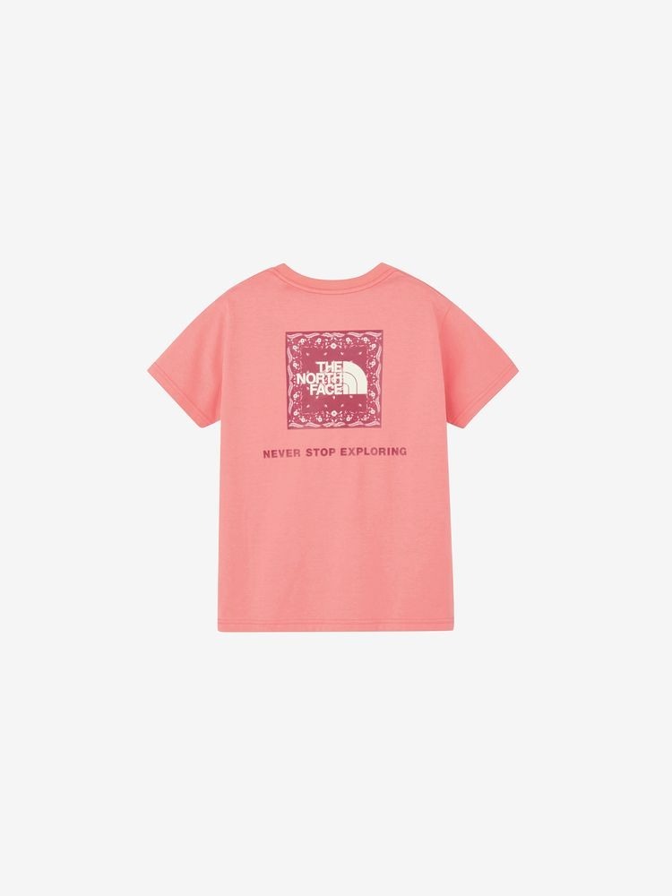限時折扣預購┃日本 大童款 THE NORTH FACE BANDANA SQUARE LOGO TEE 變形蟲 短T