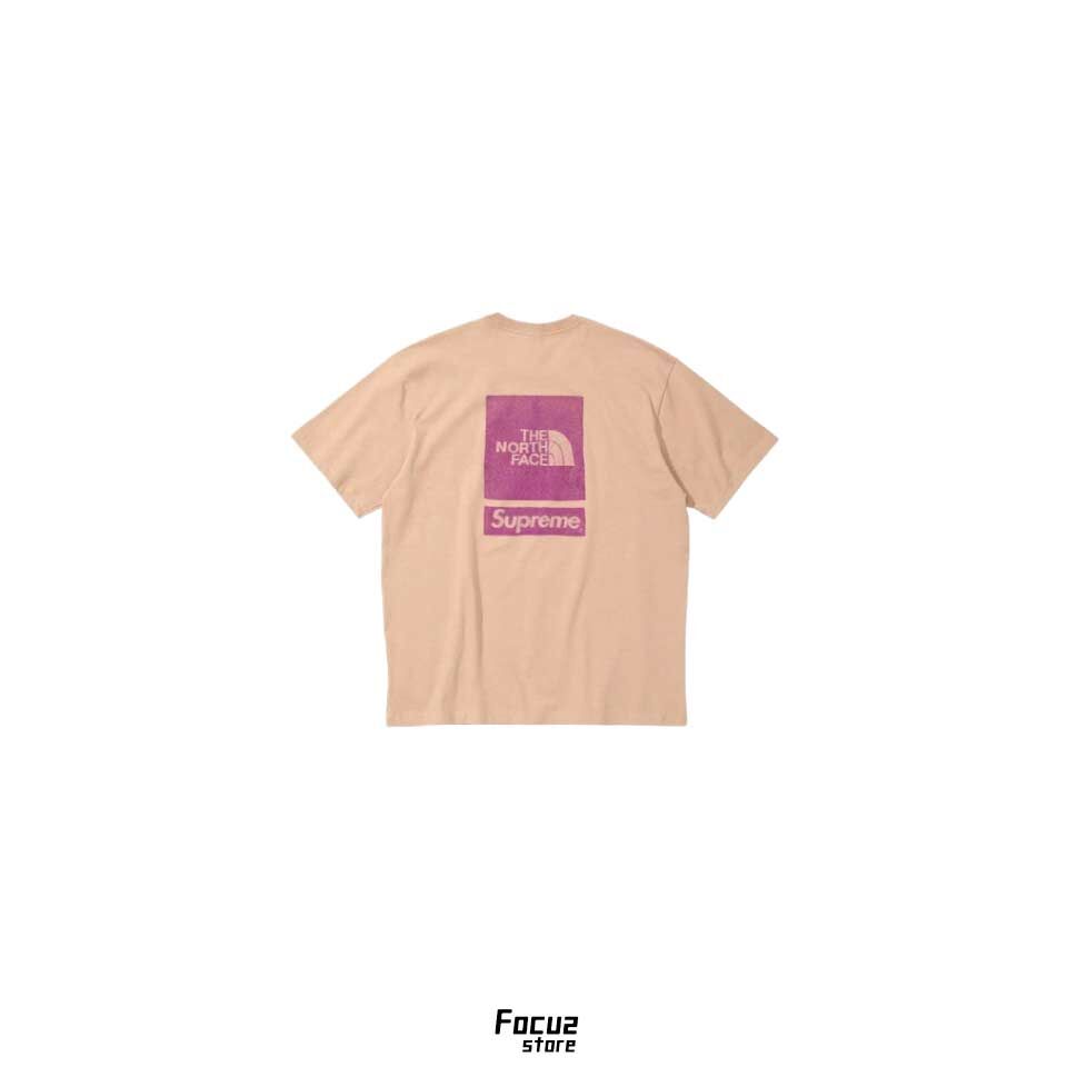 【Focus Store】現貨秒發 The North Face x  Supreme SS24 Graphic Tee  "Khaki" 卡其色 Logo 印花短袖