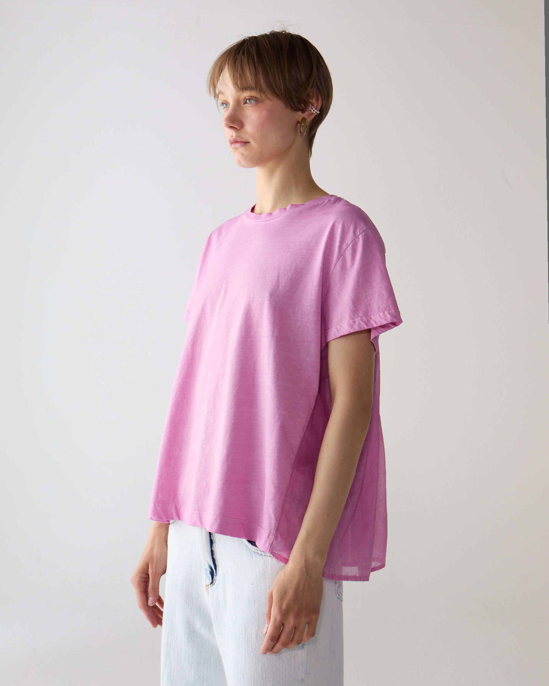 1SJ0503-178 [SHAFT JEANS] Tee Chantal Ciclamino #DP1DDFA28J6 (EU)