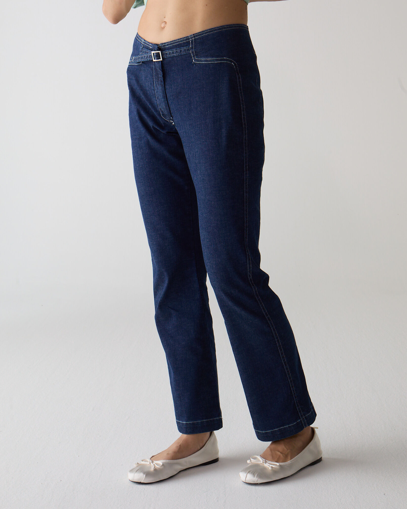 1SJ0503-184 [SHAFT JEANS] Romi Denim #DP1DJ4D3024 (EU)