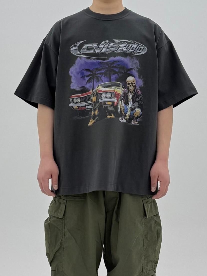 OverSize英文字圖案短袖Tee COVILL-259T
