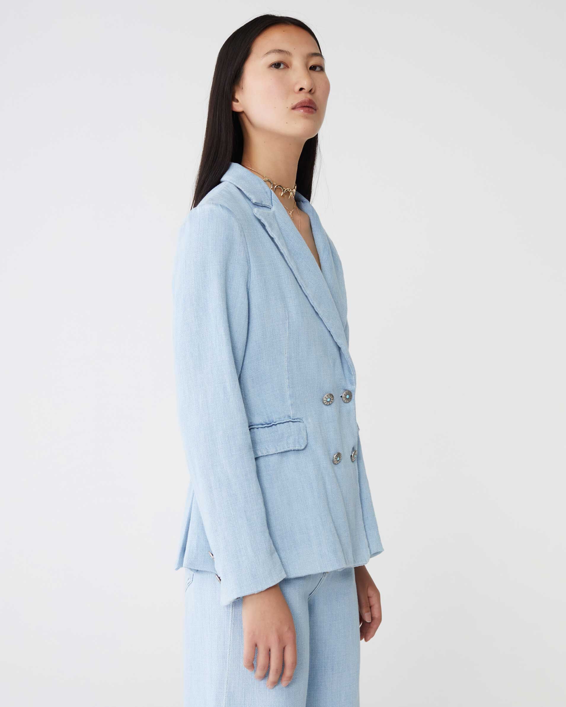 1SJ0503-191 [SHAFT JEANS] Blazer 2P 牛仔外套 #DP1DS5D51M7 (EU)