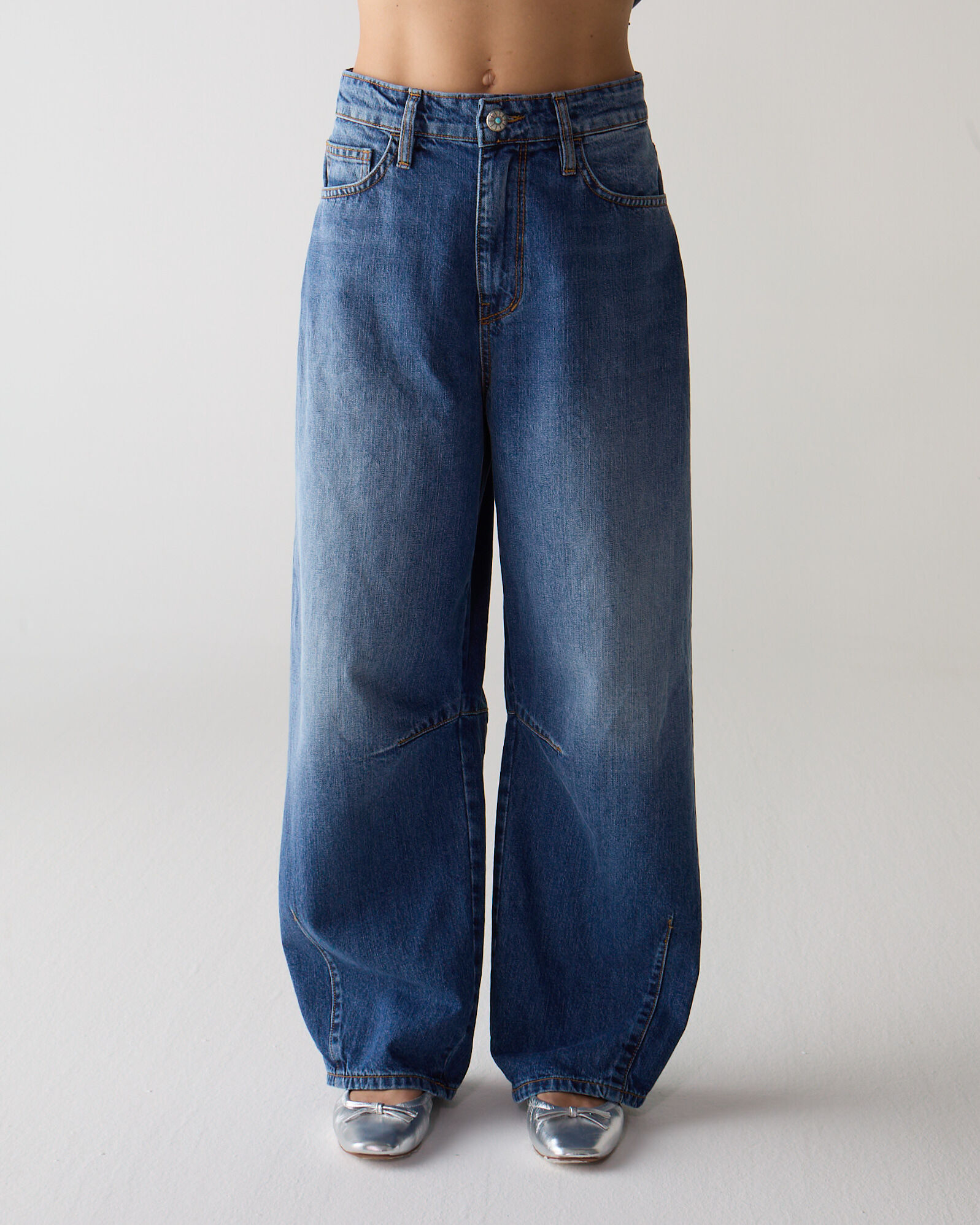 1SJ0503-192 [SHAFT JEANS] 桶裝牛仔布 #DP1DV2D12Q2 (EU)