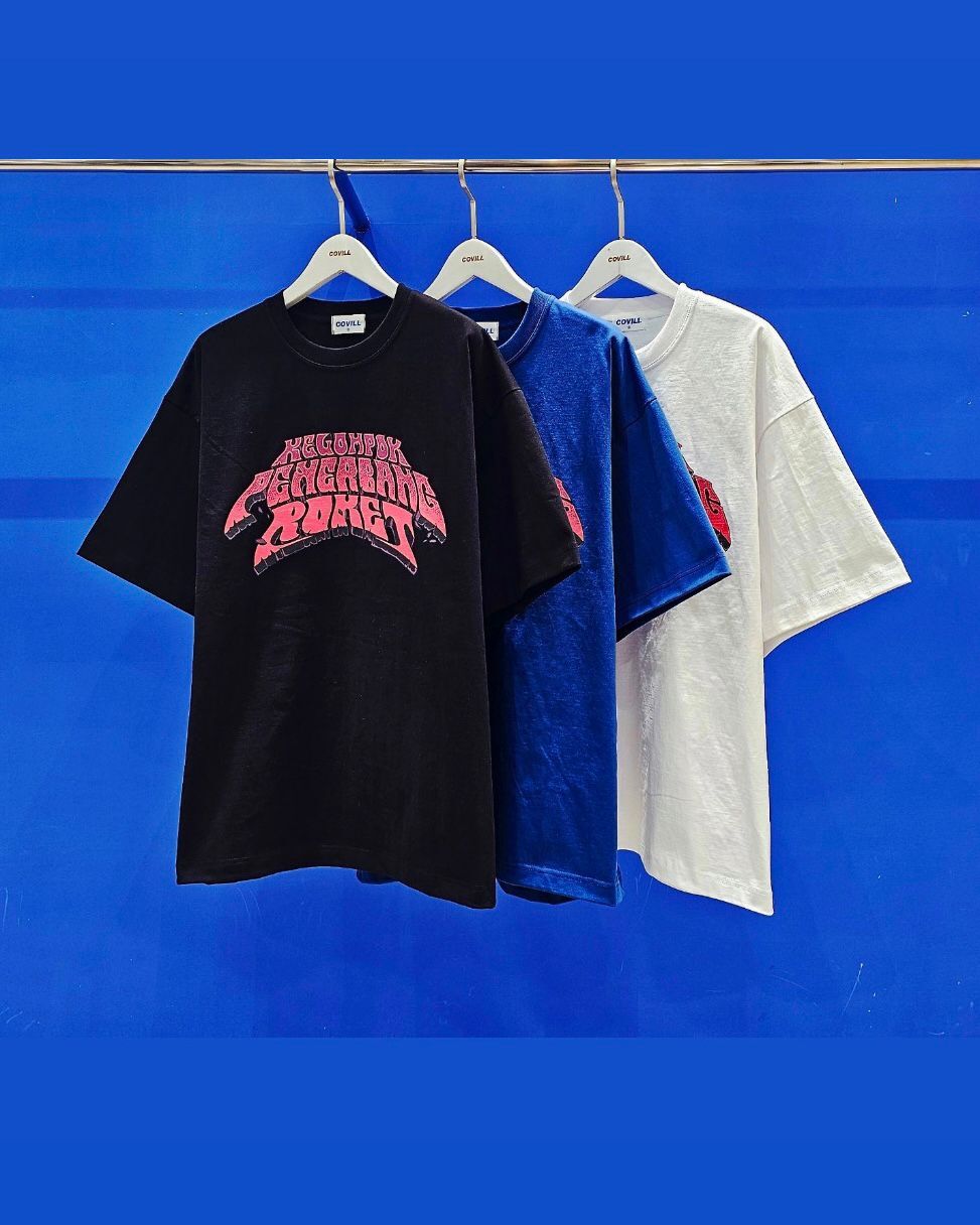 OverSize英文字短袖Tee COVILL-262T