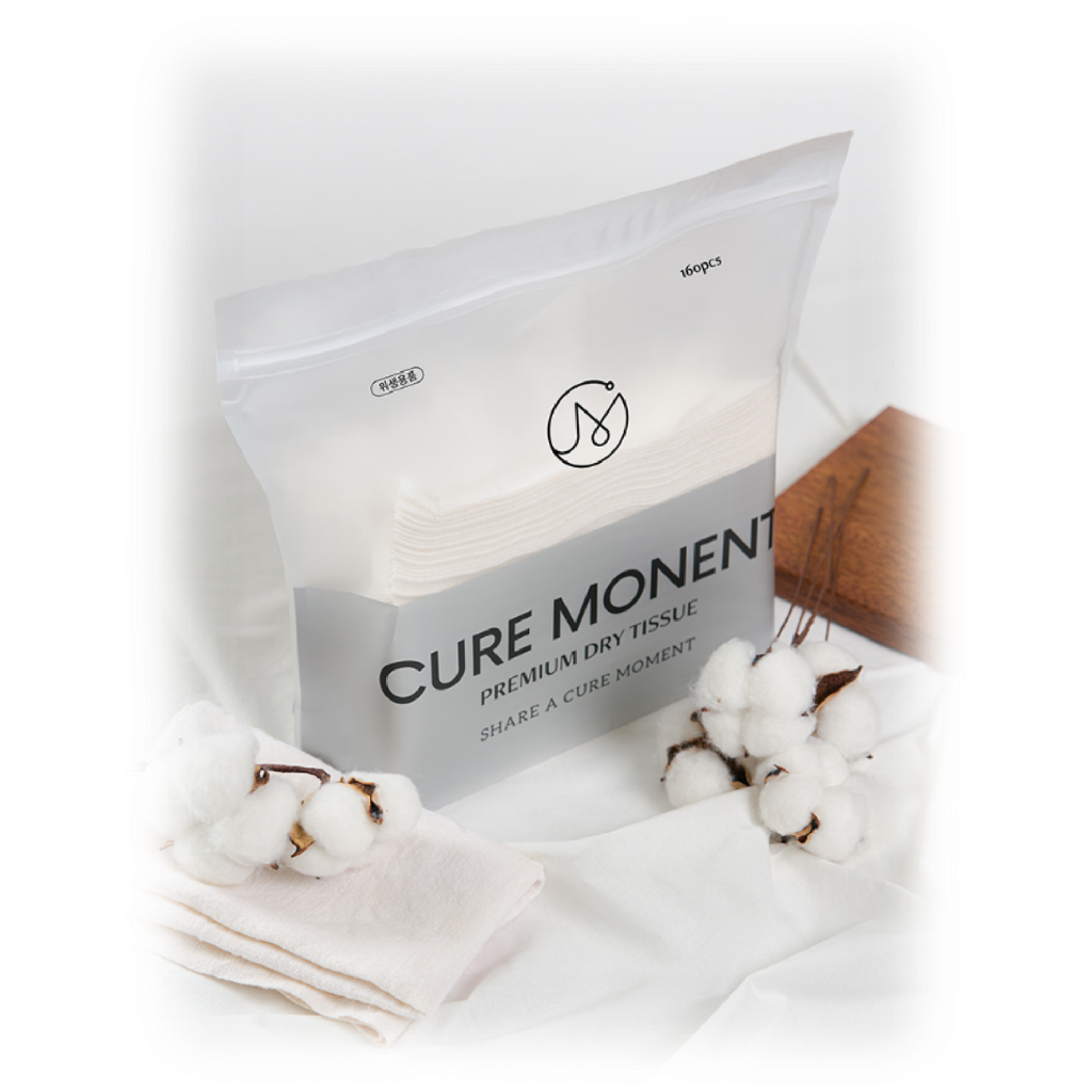 KOR-LLG0503-008 Cure Monent Premium Dry Tissue 160매 (A8)