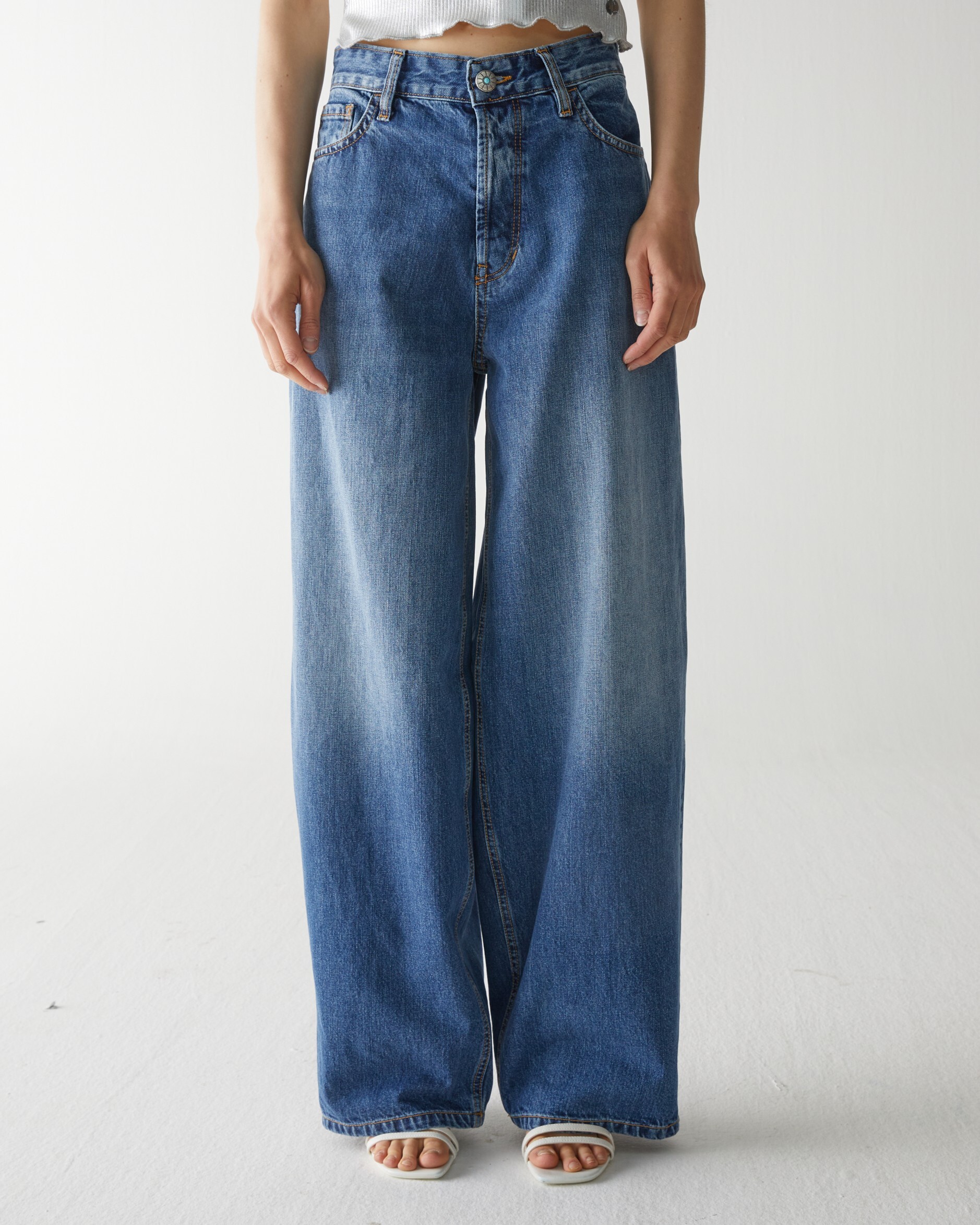 1SJ0503-196 [SHAFT JEANS] Cosmo Denim #DP1DW5D12Q2 (EU)