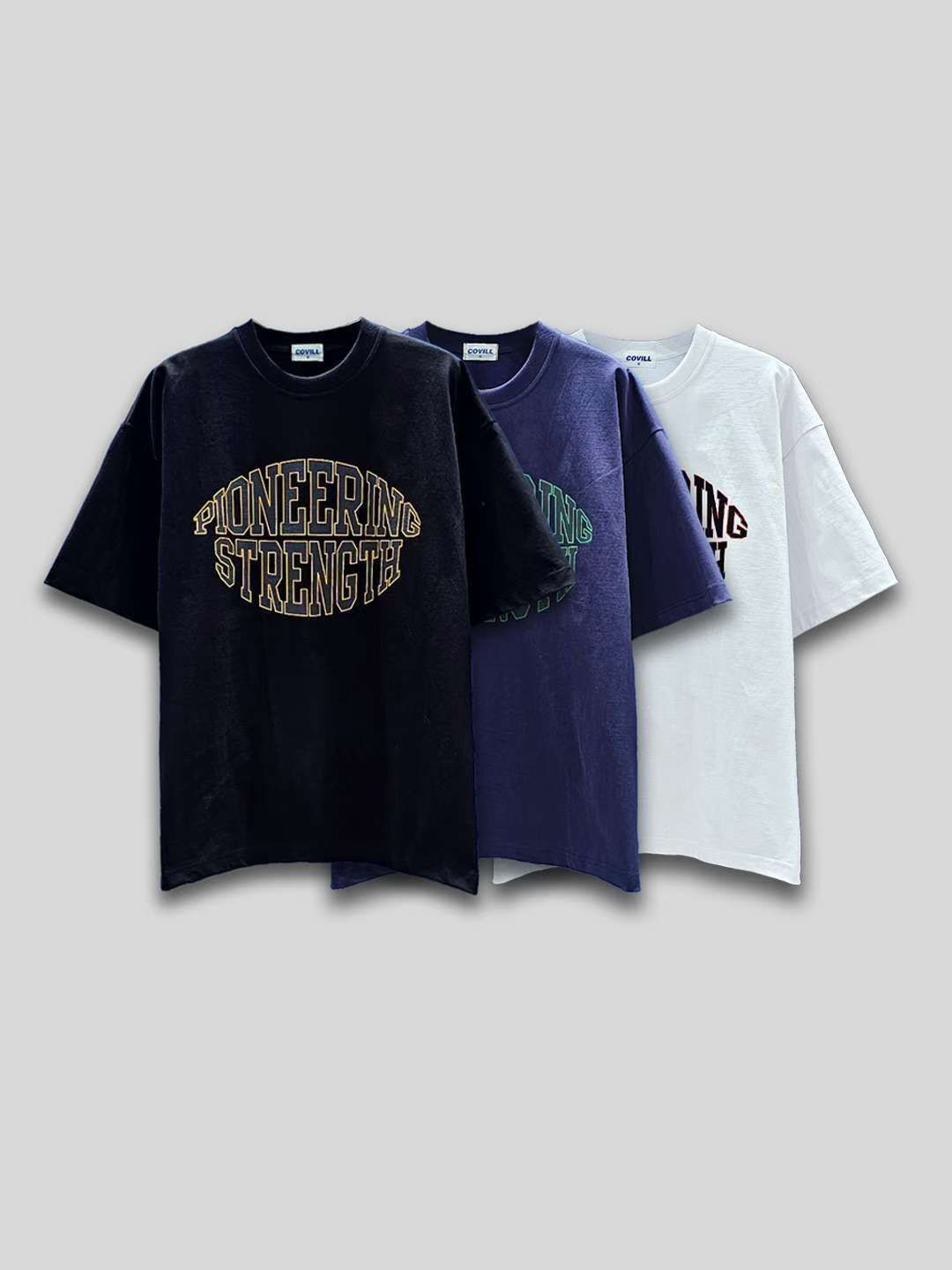 OverSize英文字短袖Tee COVILL-266T