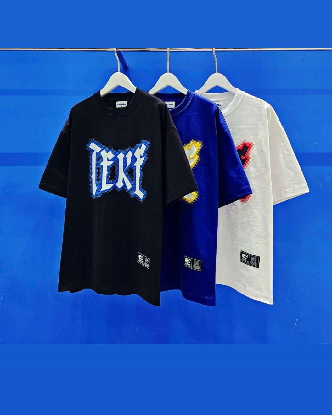 OverSize英文字短袖Tee COVILL-268T