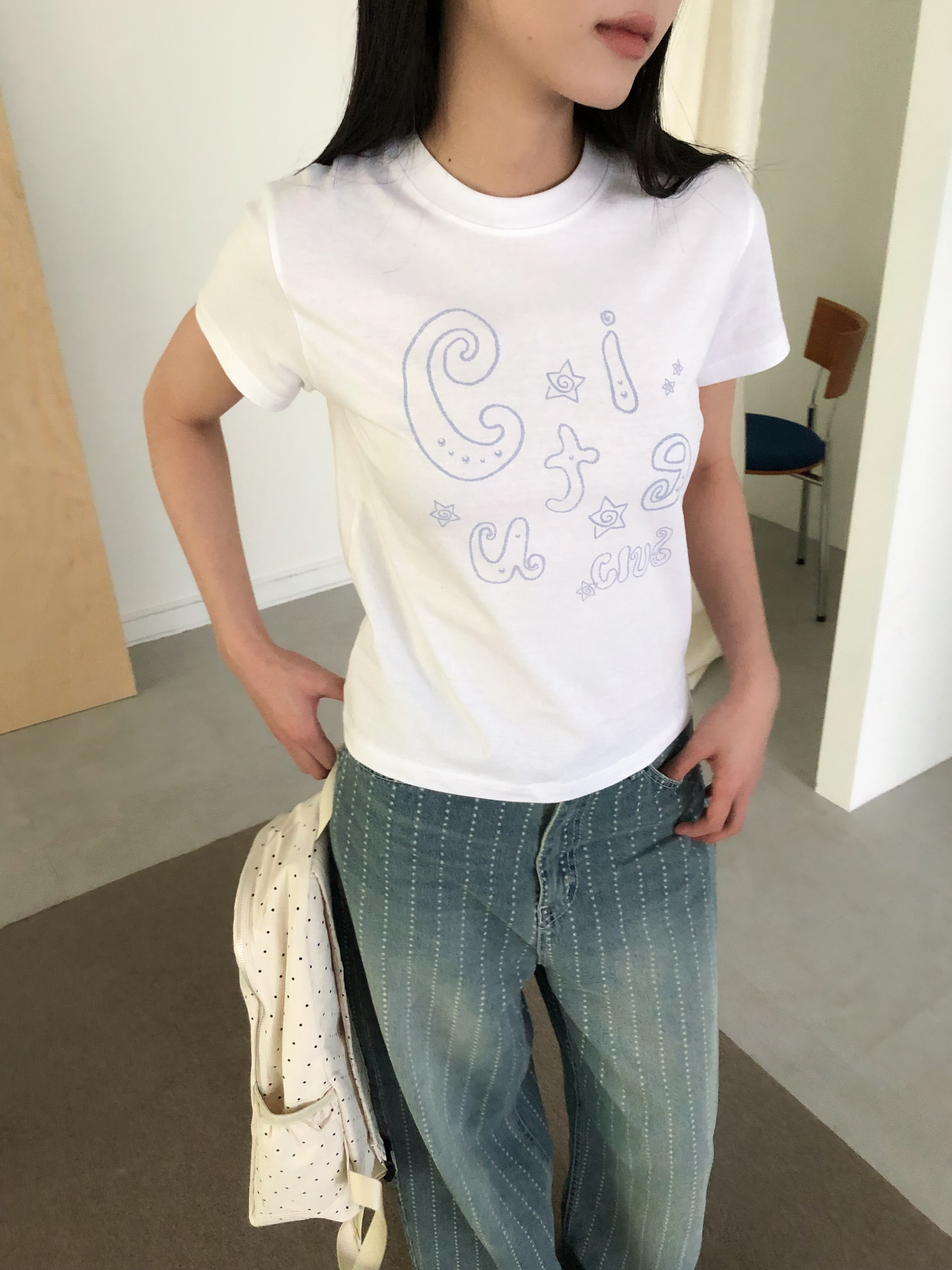【discount】cutie crop t-shirt #上衣