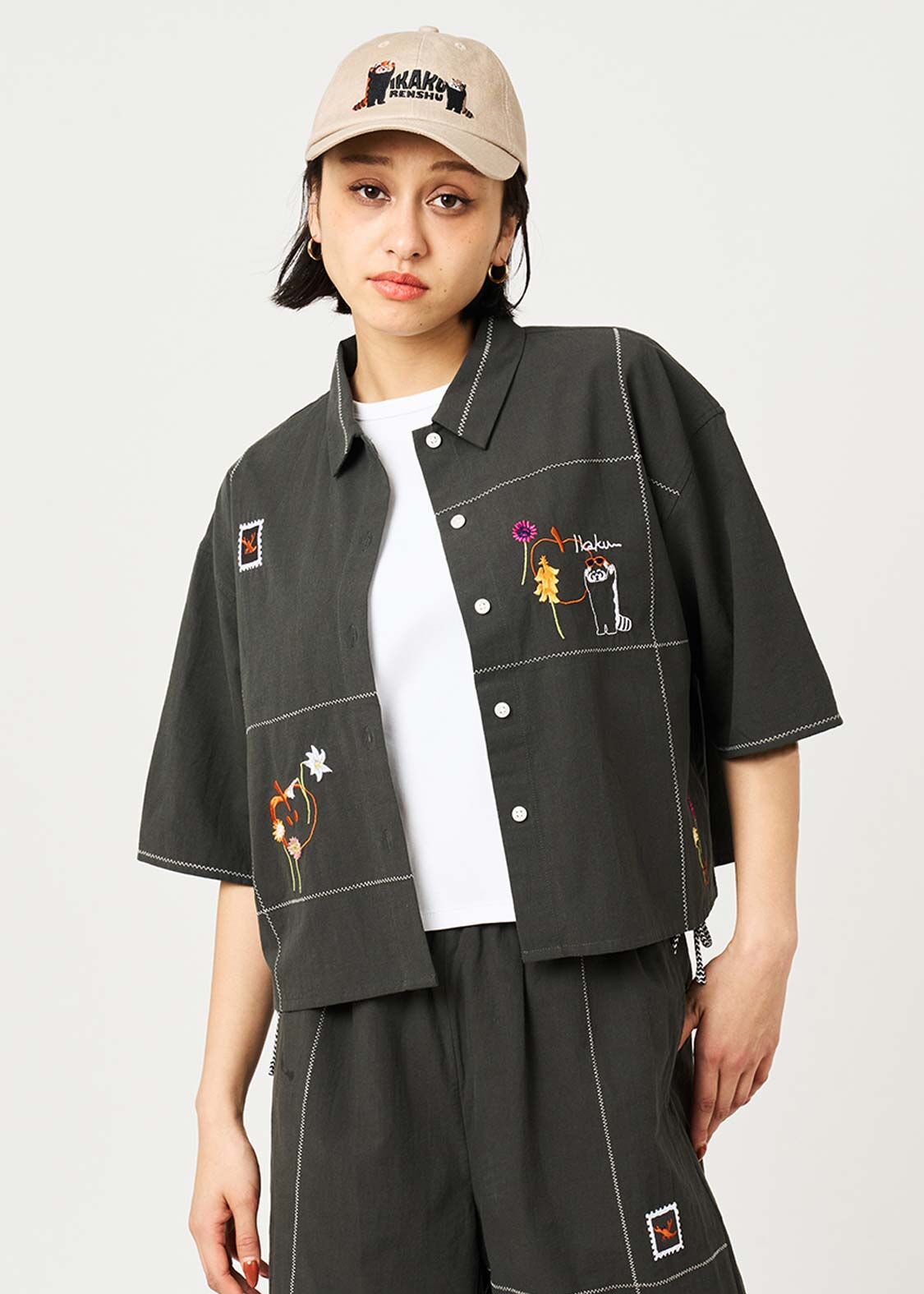 日本預訂 graniph GH IkaK | Short Shirt