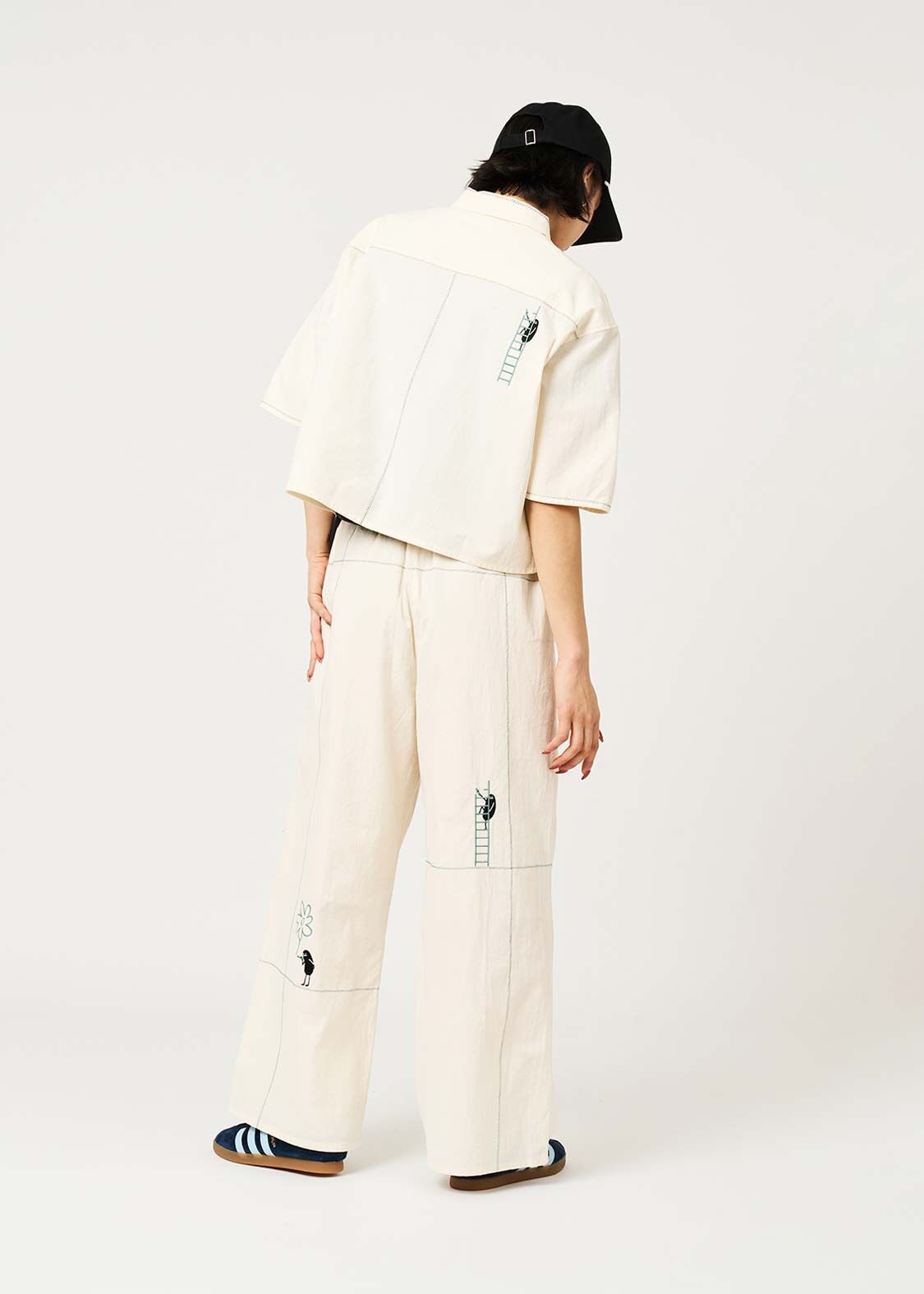 日本預訂 graniph GH Magic Paint Beautiful Shadow | Short Shirt