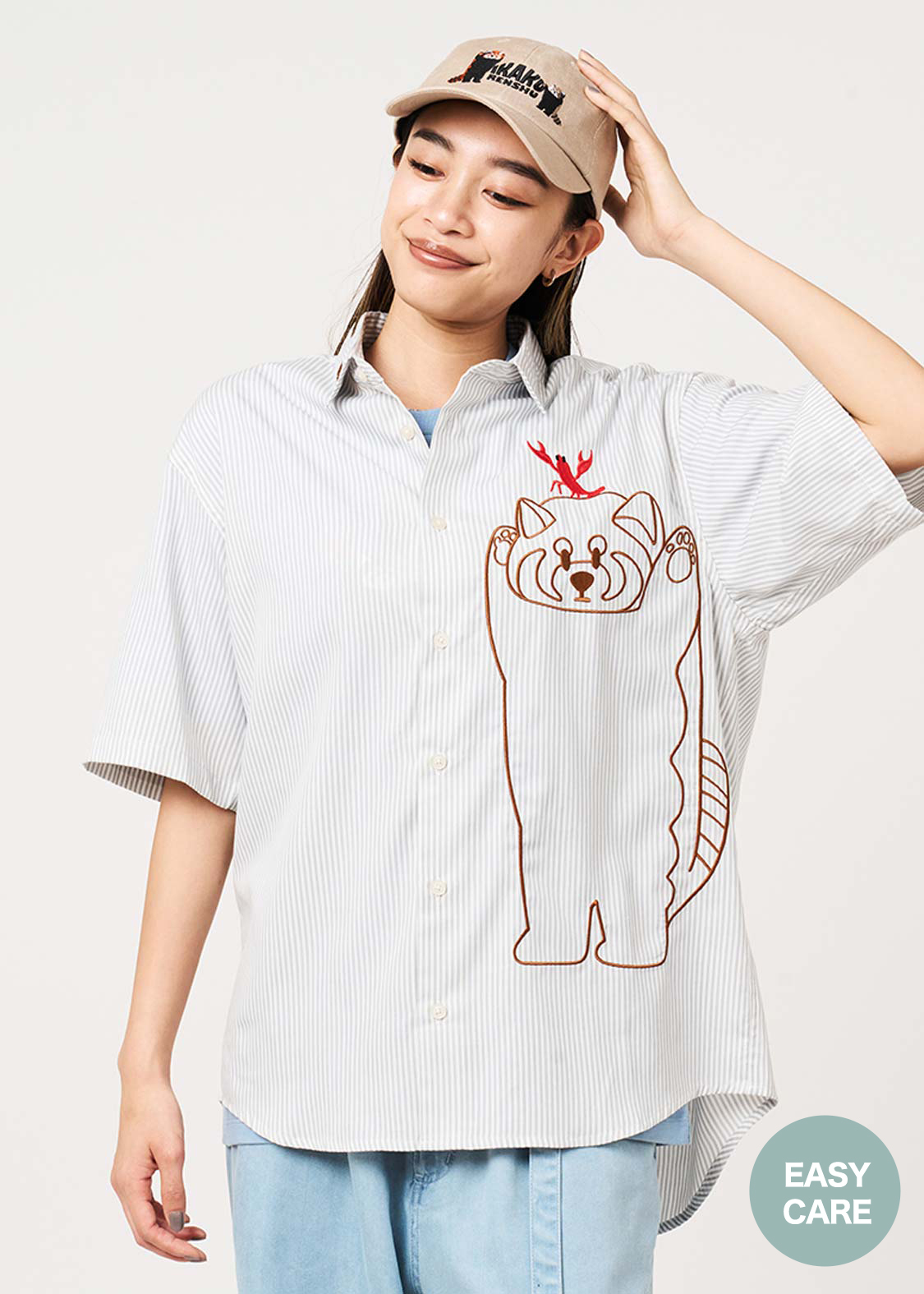 日本預訂 graniph GH IkaK | Loose Fit Short-Sleeve Shirt