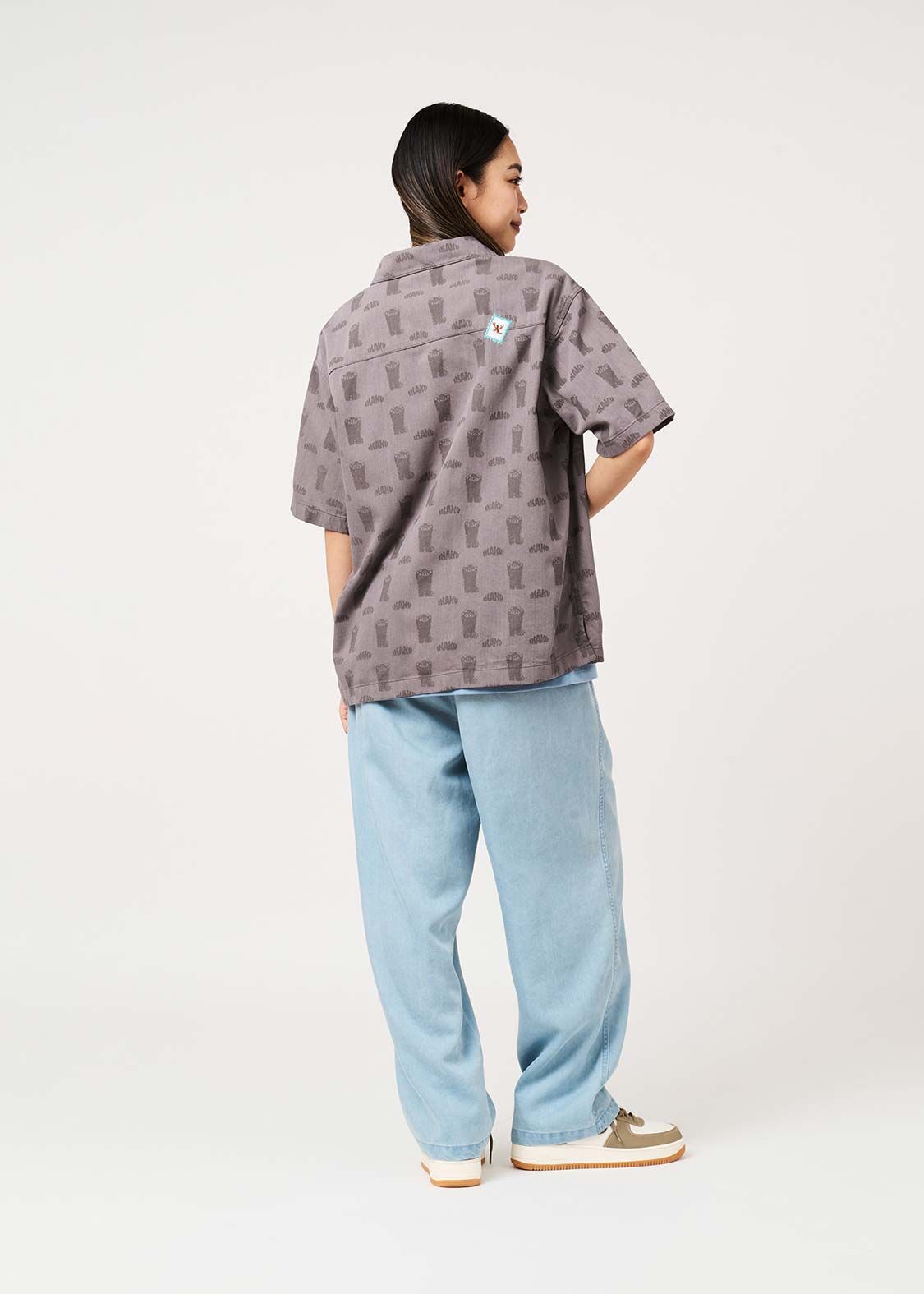 日本預訂 graniph GH Ika Trip | Jacquard Short-Sleeve Shirt