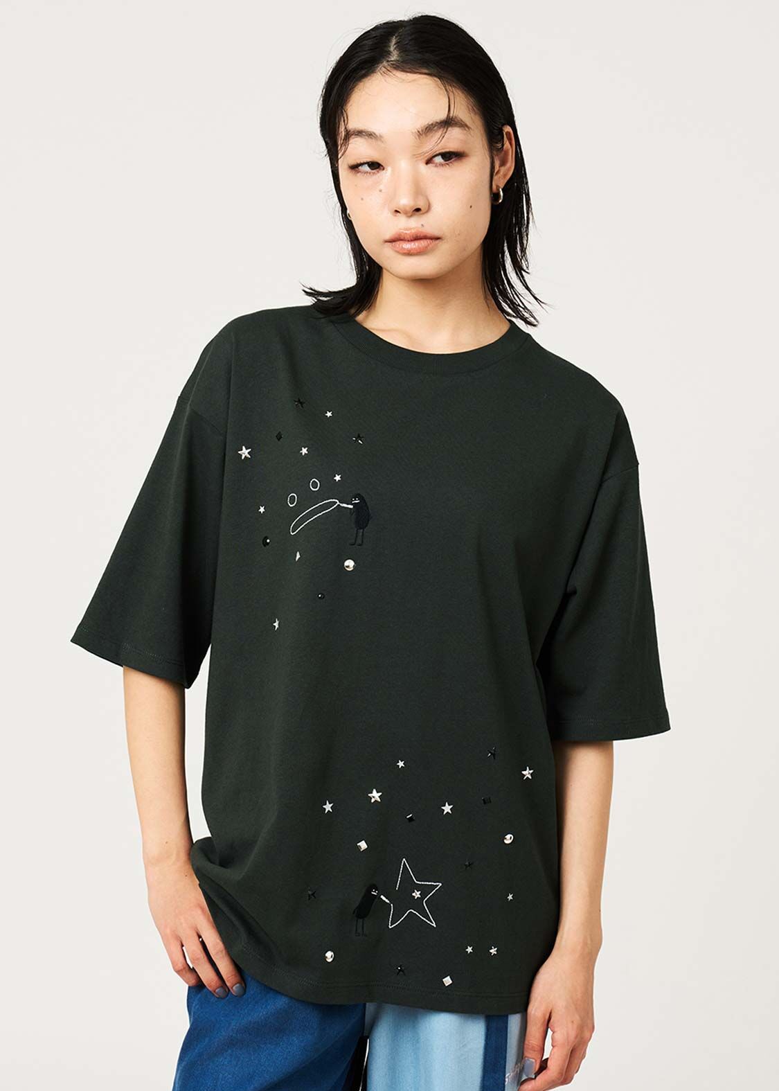日本預訂 graniph GH Magic Paint Beautiful Shadow | Metal Tip T-Shirt