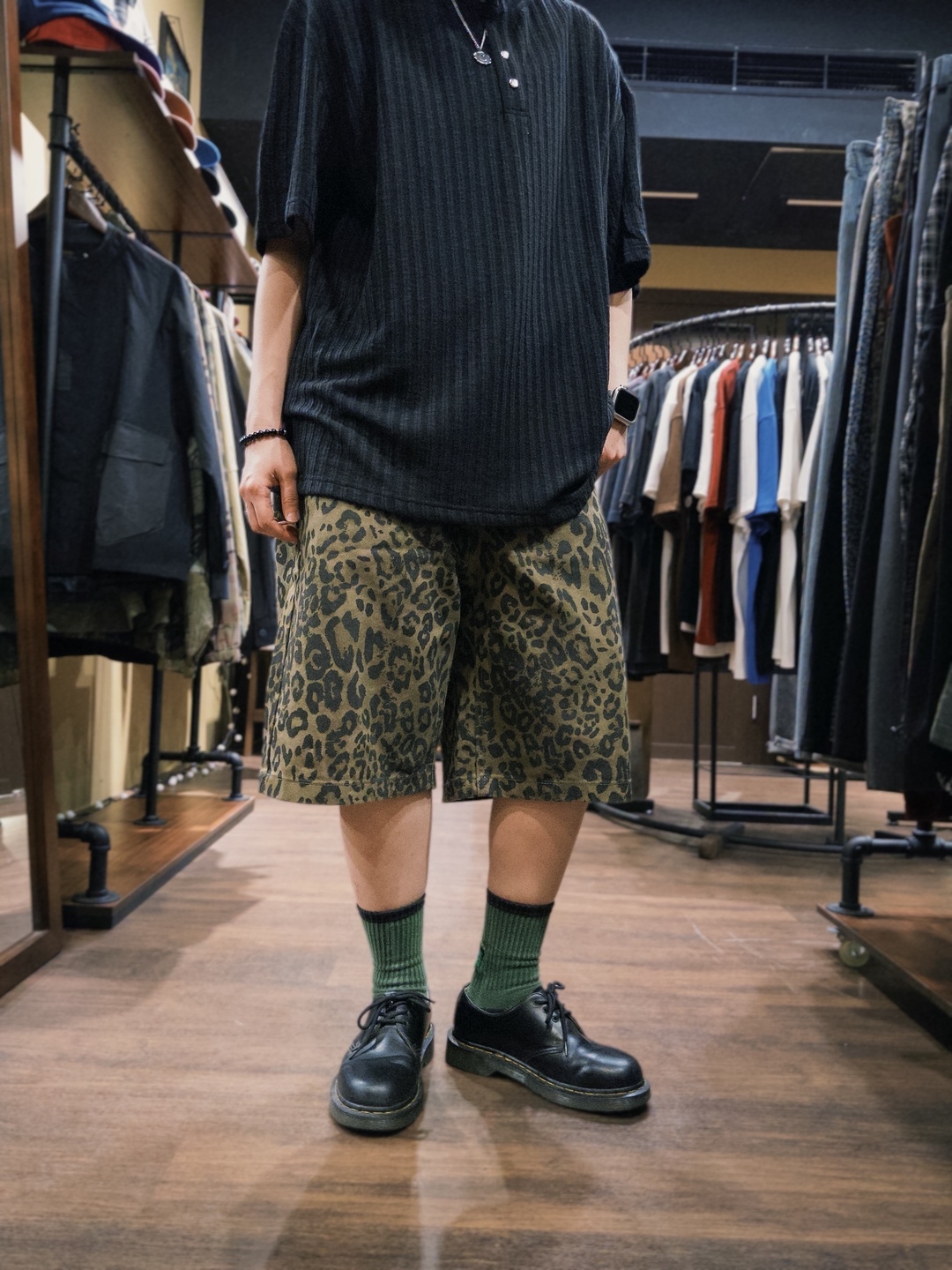 Wild Instinct豹紋街頭短褲