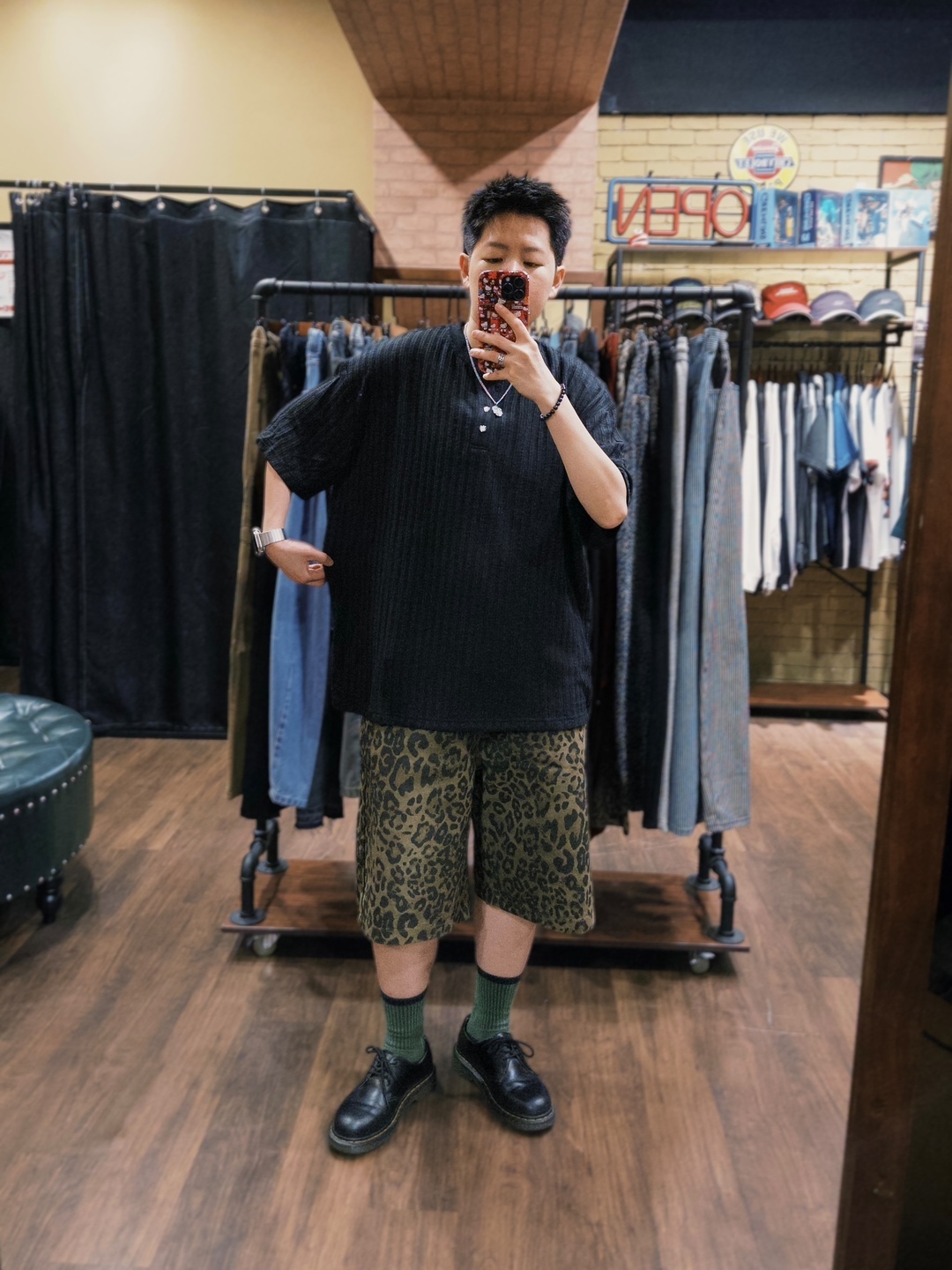 Wild Instinct豹紋街頭短褲