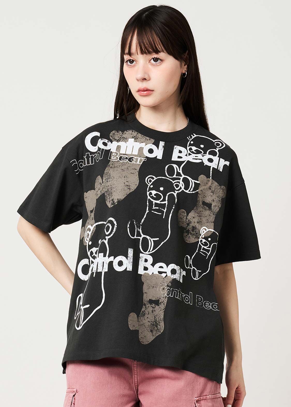 日本預訂 graniph GH Control Bear | Big Print T-Shirt