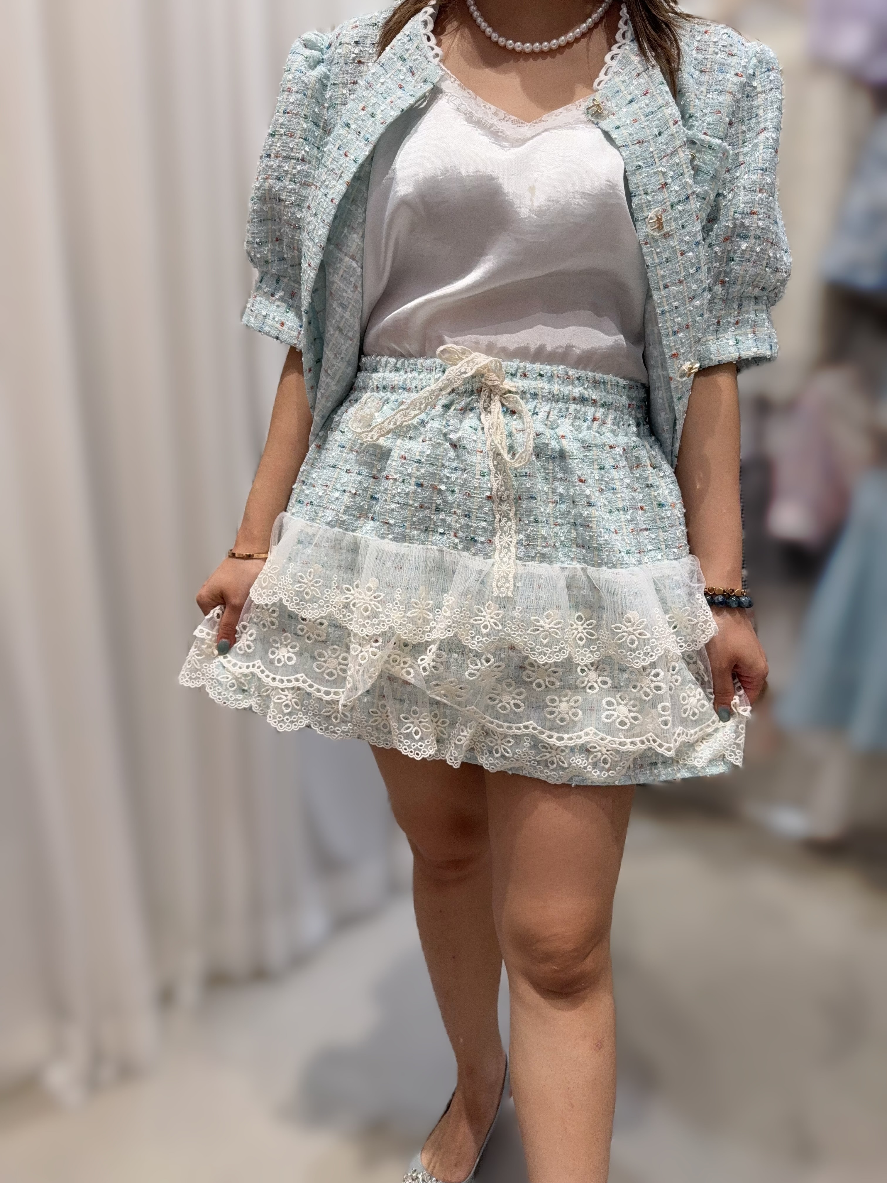 Y186   裙褲  腰26-43 HIP48 長14.5 $529 [一口價]
