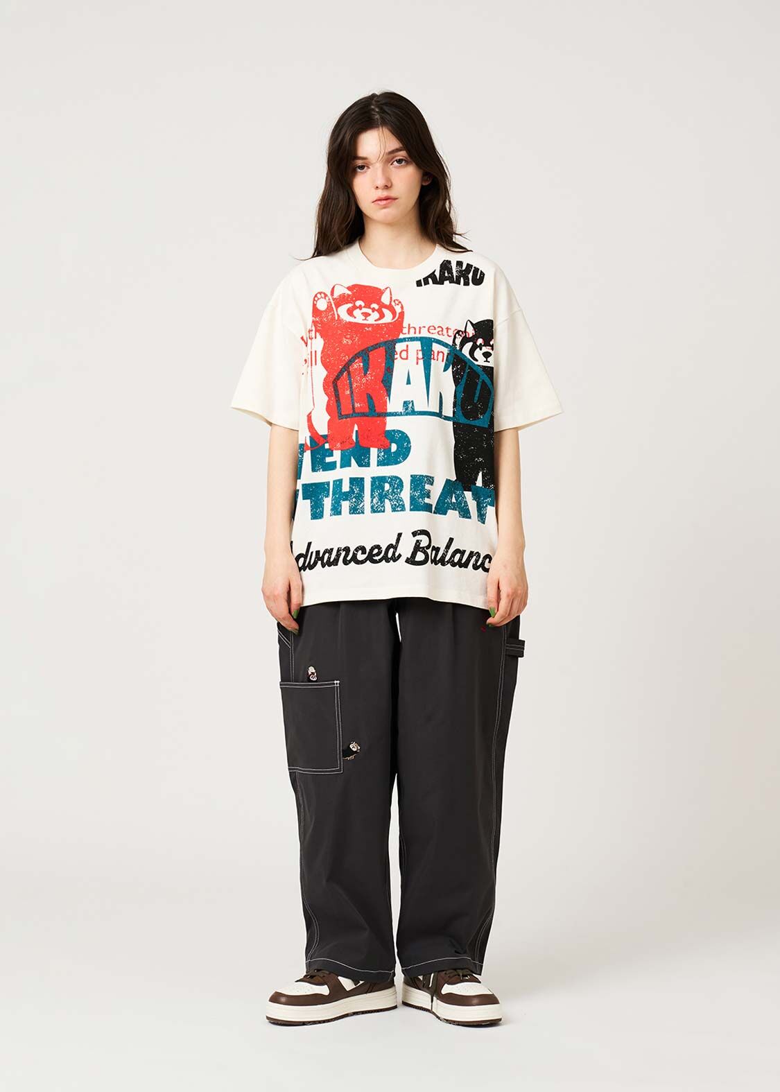 日本預訂 graniph GH IkaKu | Big Print T-Shirt