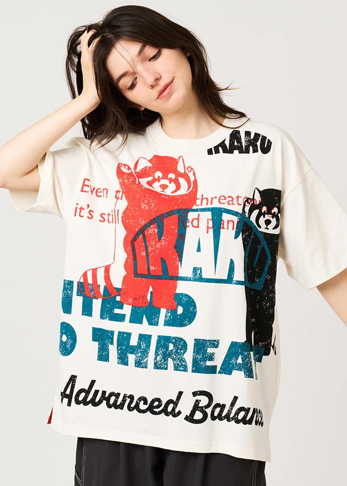 日本預訂 graniph GH IkaKu | Big Print T-Shirt
