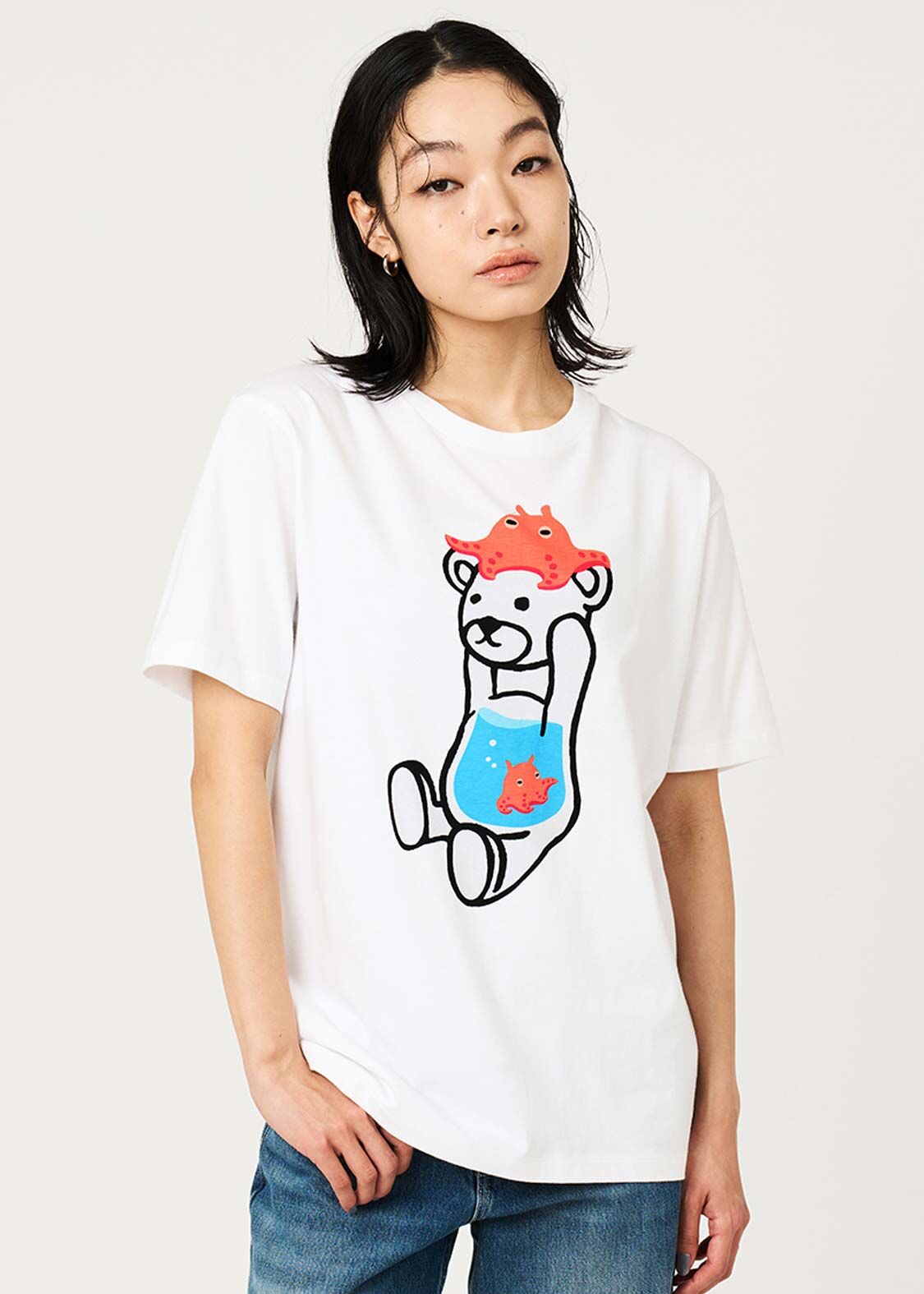 日本預訂 graniph GH Dumbo Octopus Control Bear | T-shirt