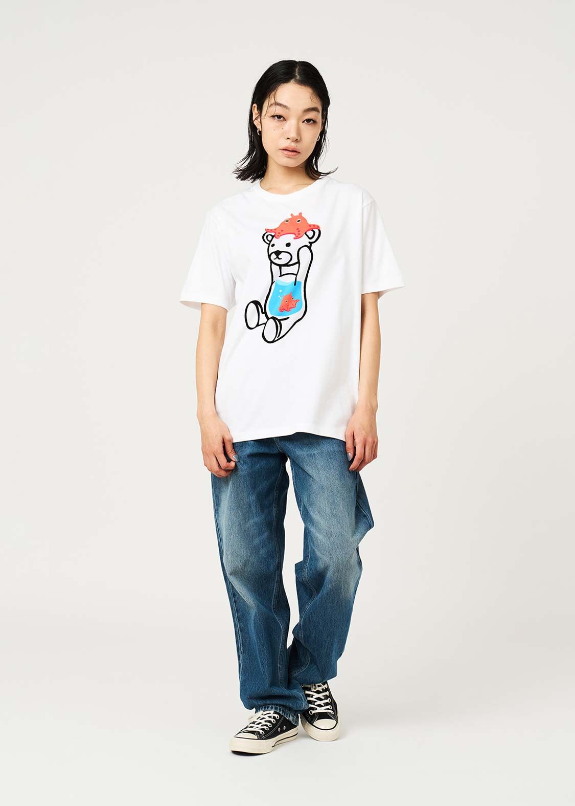 日本預訂 graniph GH Dumbo Octopus Control Bear | T-shirt