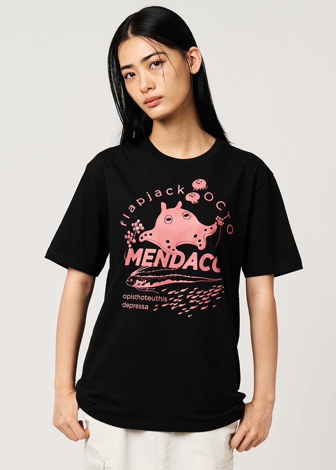 日本預訂 graniph GH Mendaco Retro Typography | T-shirt