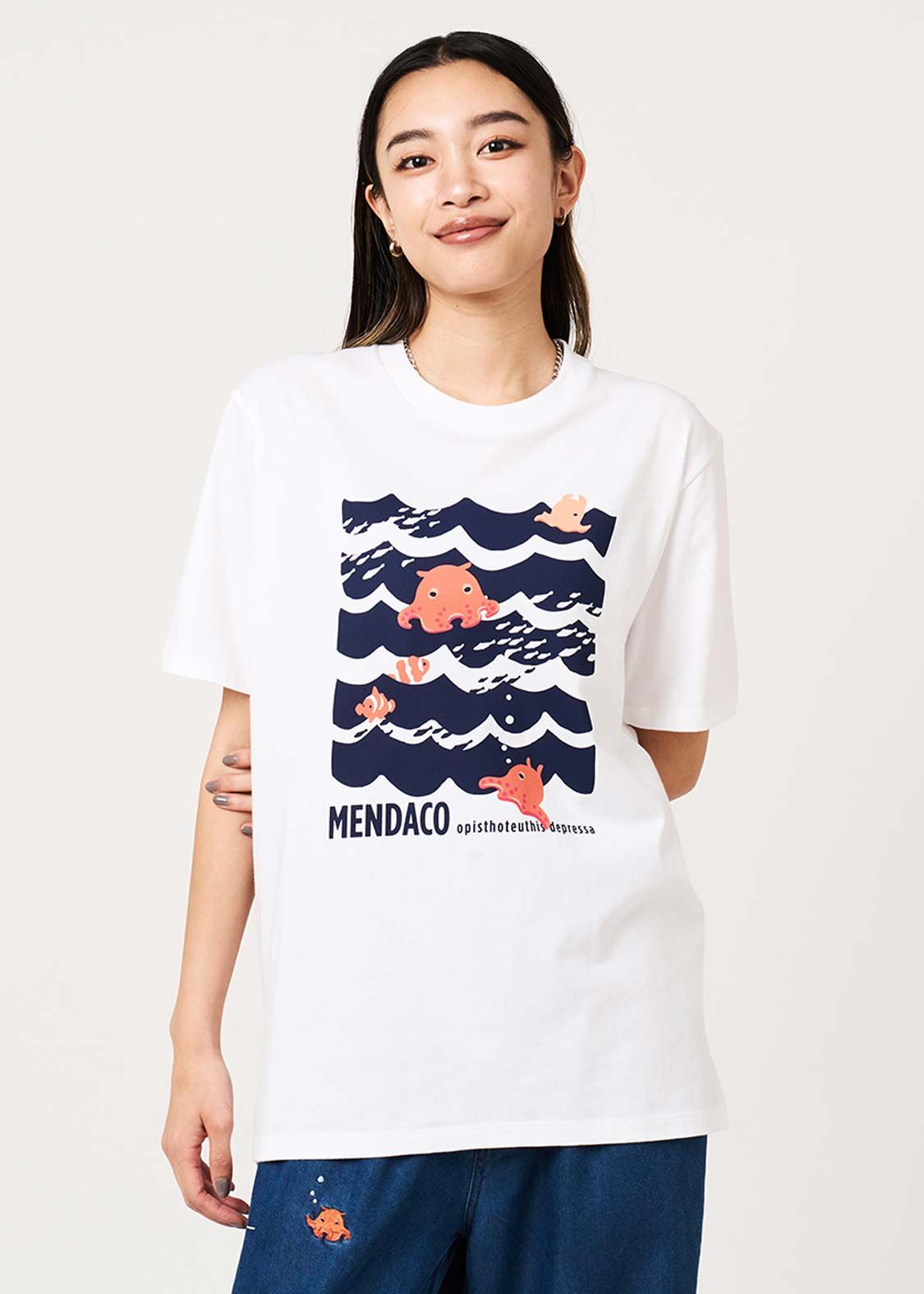 日本預訂 graniph GH Mendako Waves | T-shirt 白
