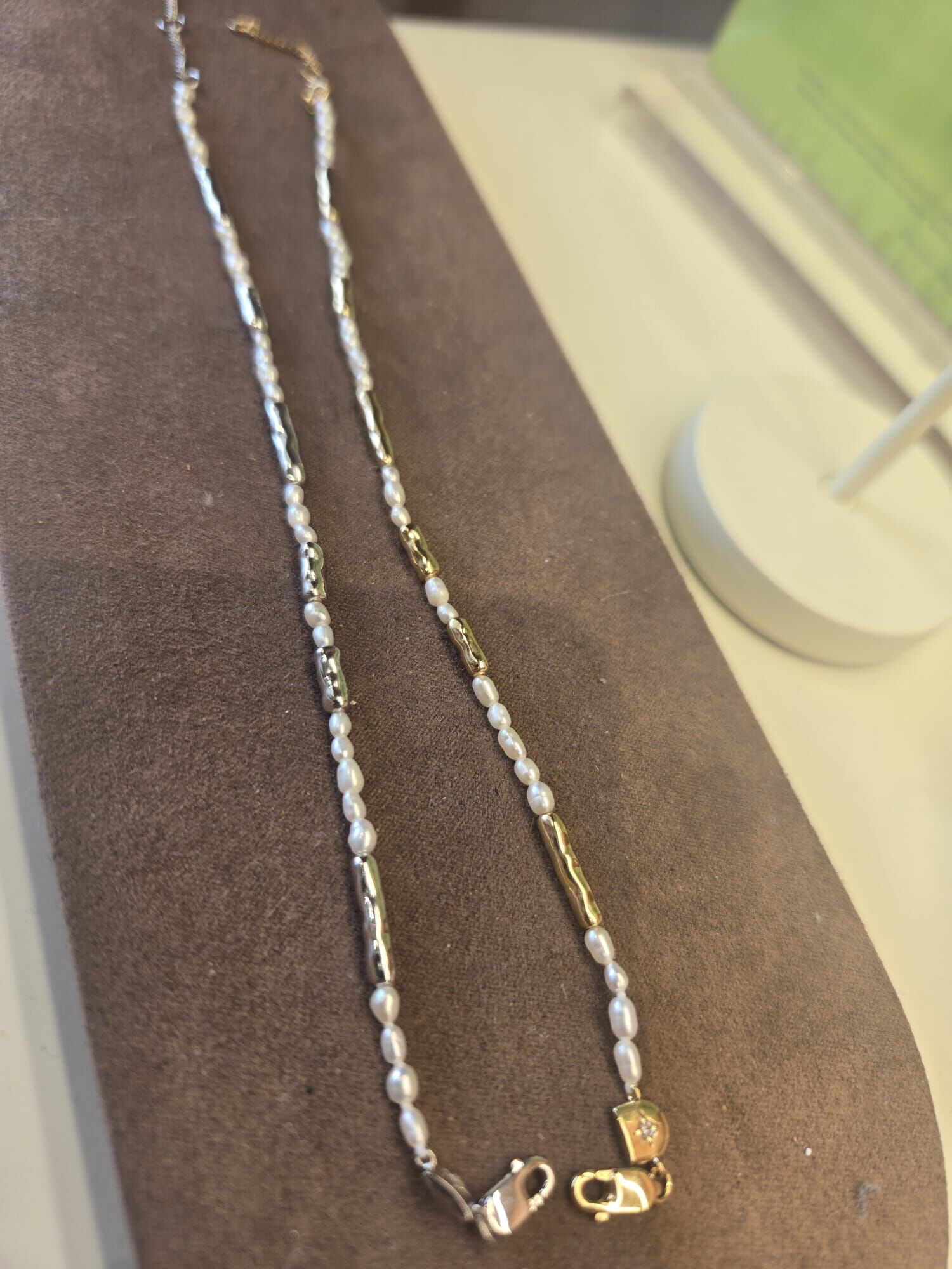 英國代購 (獨立訂單)-ASTRID & MIYU Molten PearL BRACELET