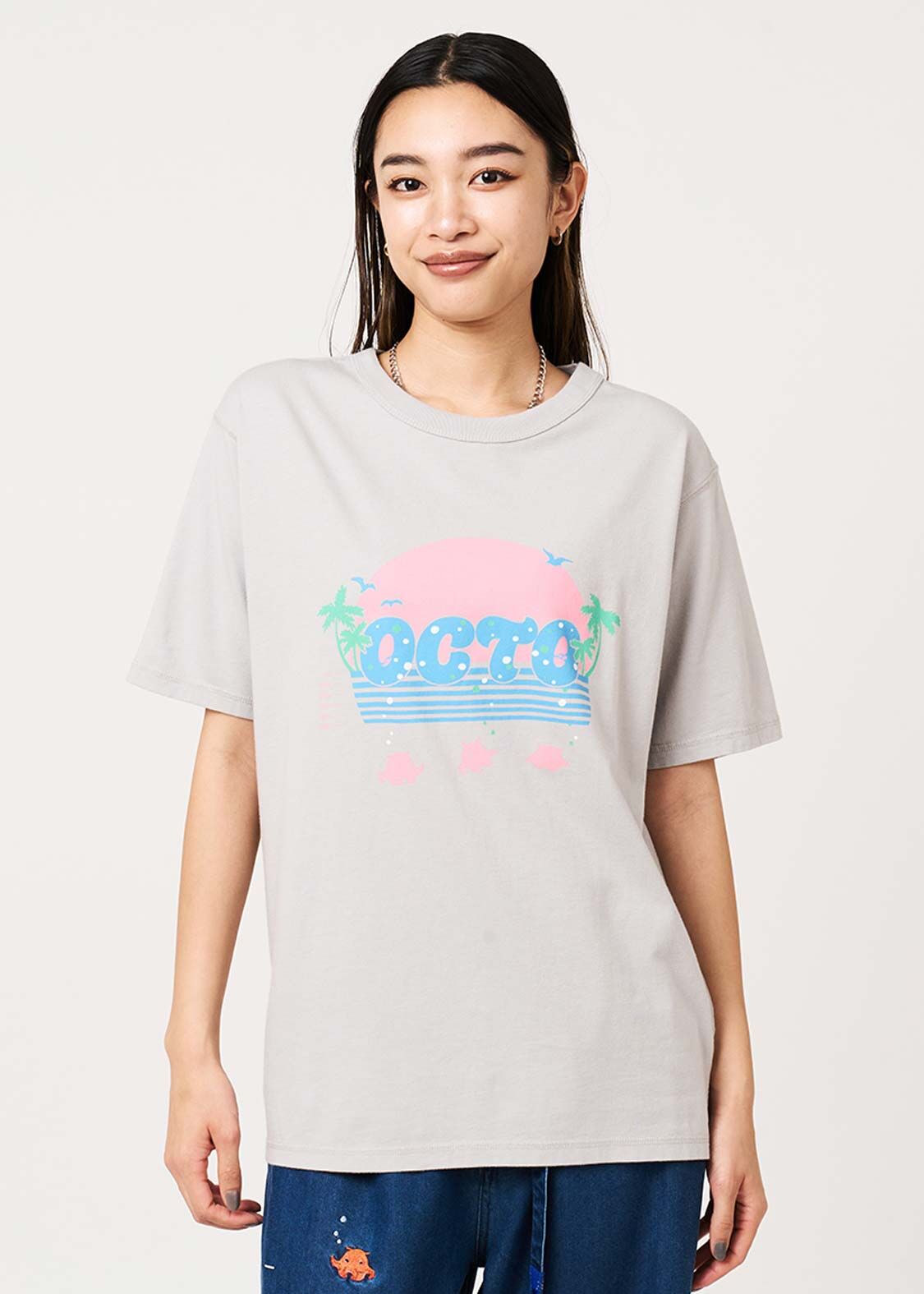 日本預訂 graniph GH Dumbbell Octopus | 80's Color T-Shirt