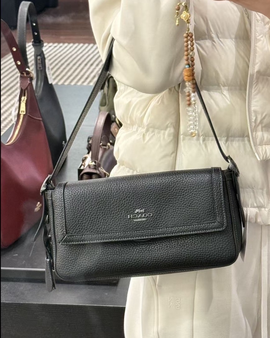 【美國連線】COACH ETTA SMALL FLAP BAG 3色 CEAFBD