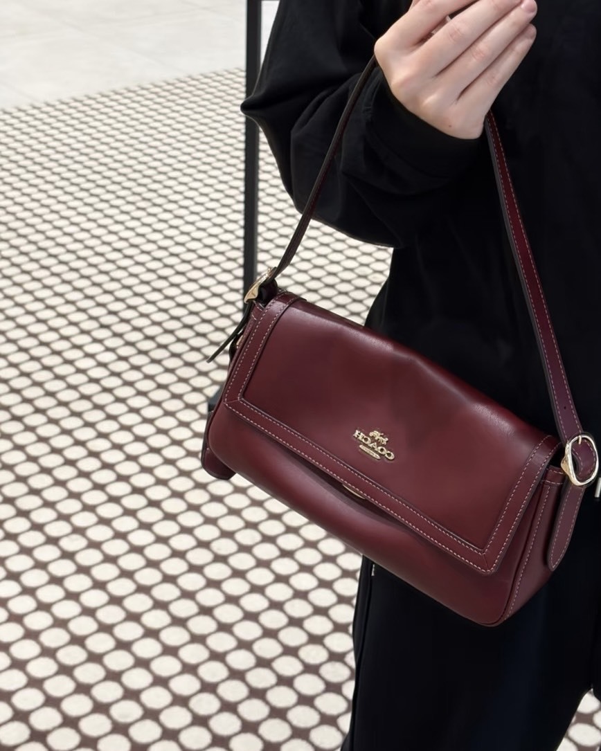 【美國連線】COACH ETTA SMALL FLAP BAG 3色 CEAFBD