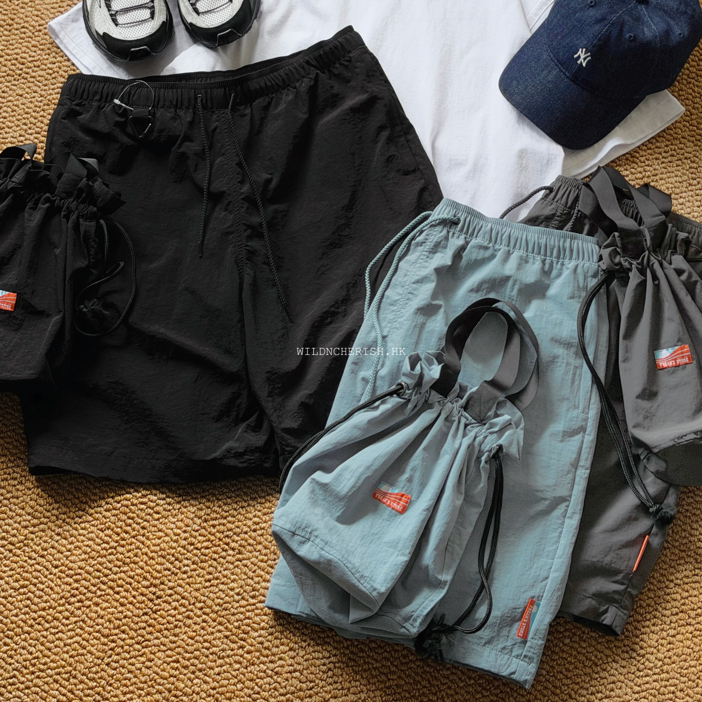 現貨 | Freak's Store Recycled Nylon Easy Shorts 水陸兩用 沙灘系列 附送收納袋